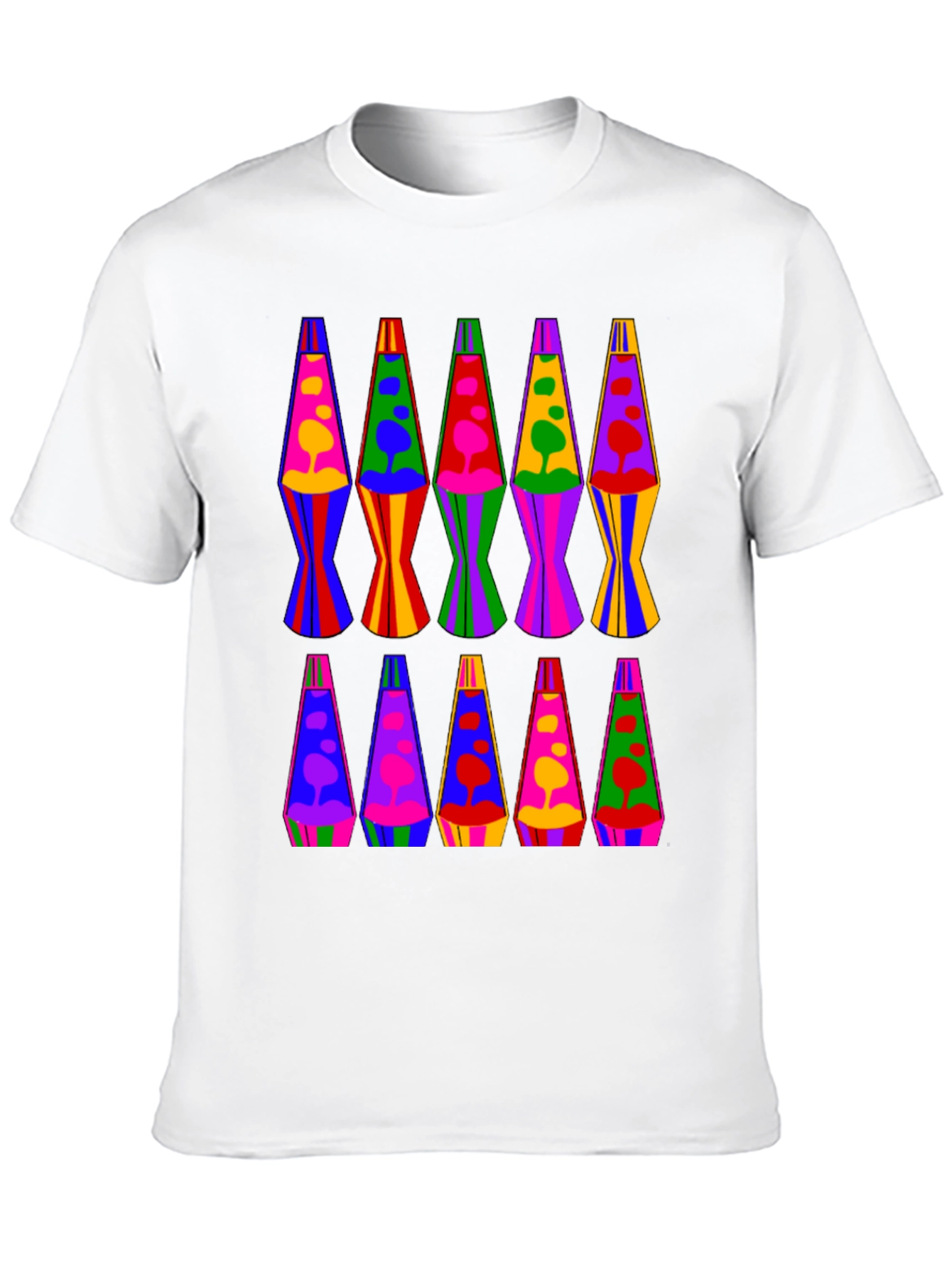 Retro Lava Lamp Pattern T-Shirt