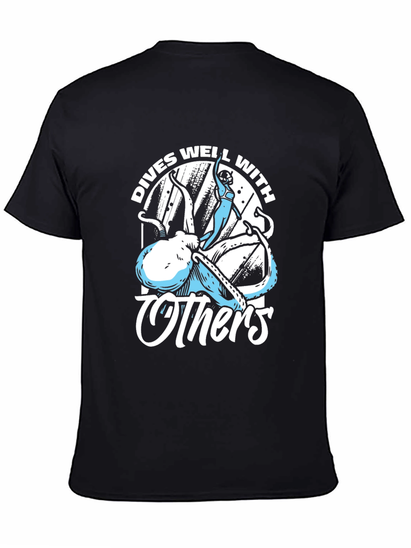 Dives Well With Others Octopus T-Shirt