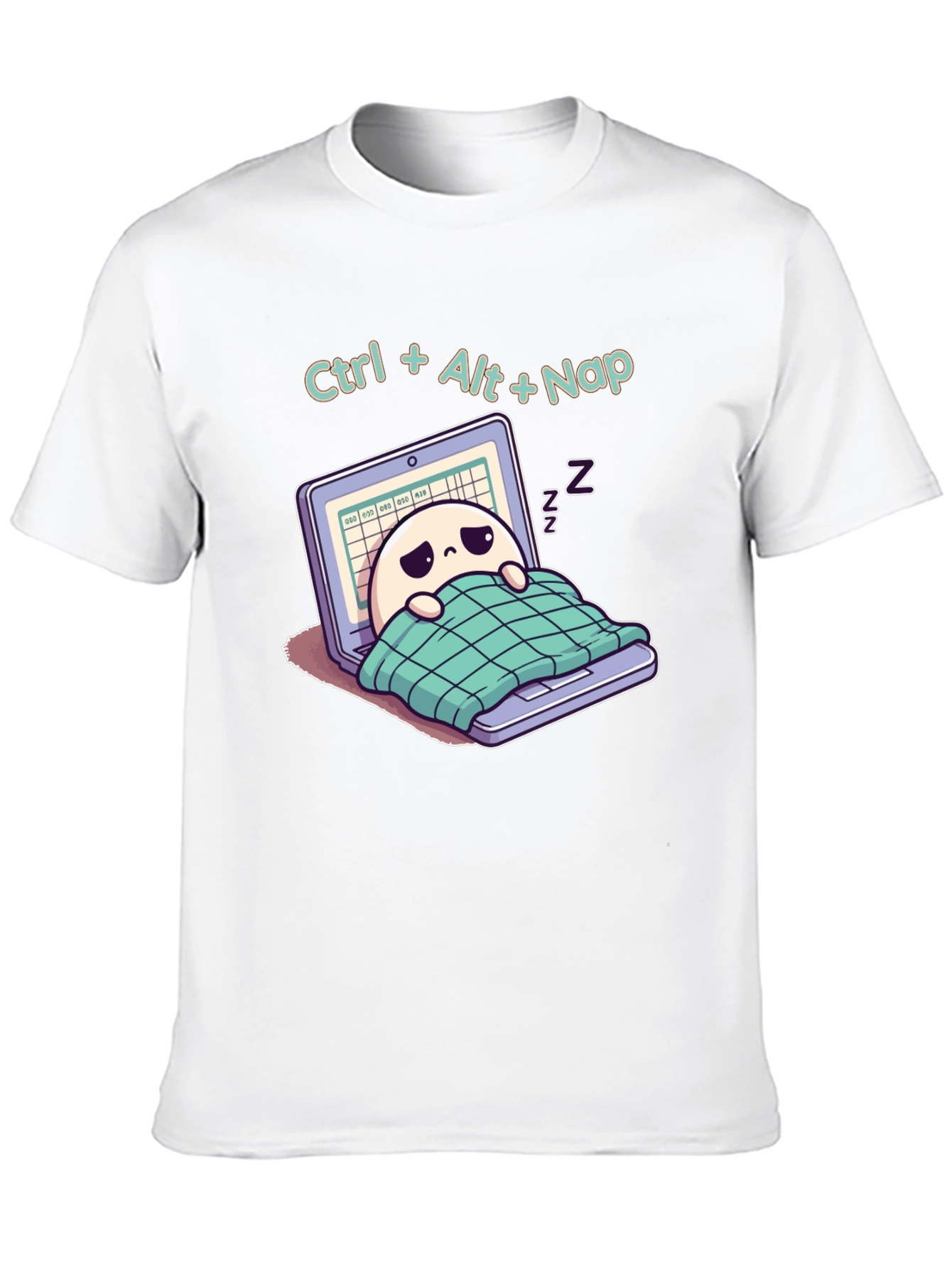 Ctrl+Alt+Nap T-Shirt - Funny Programmer Tee