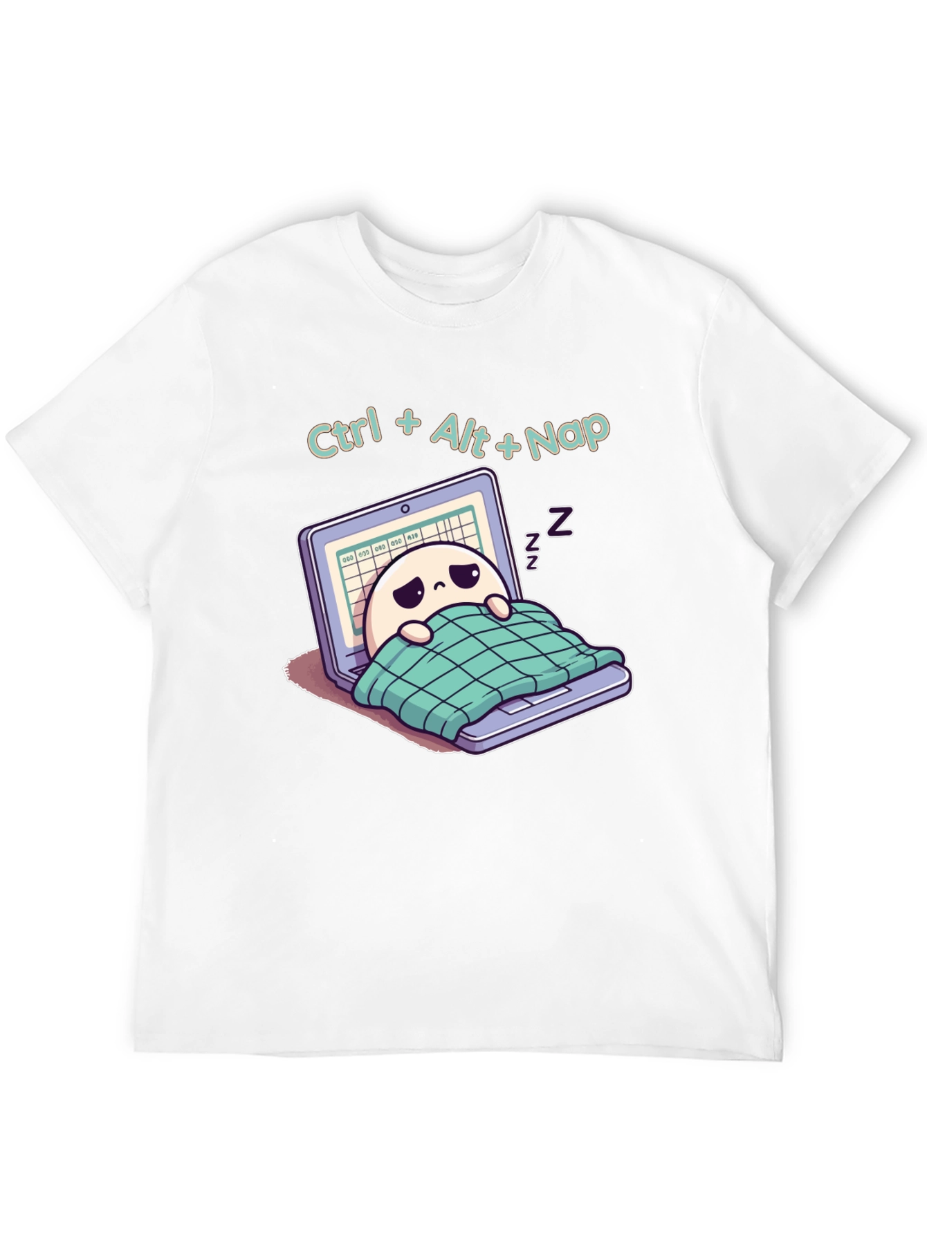 Ctrl+Alt+Nap T-Shirt - Funny Programmer Tee