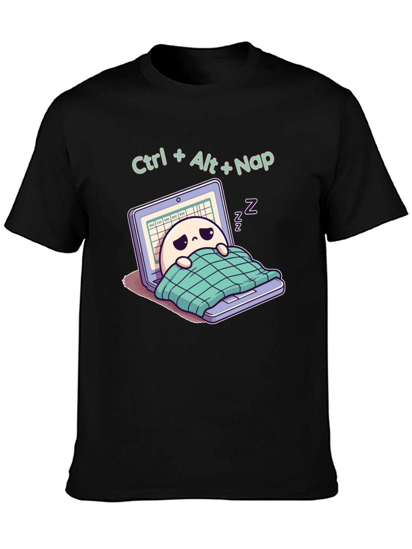 Ctrl+Alt+Nap T-Shirt - Funny Programmer Tee