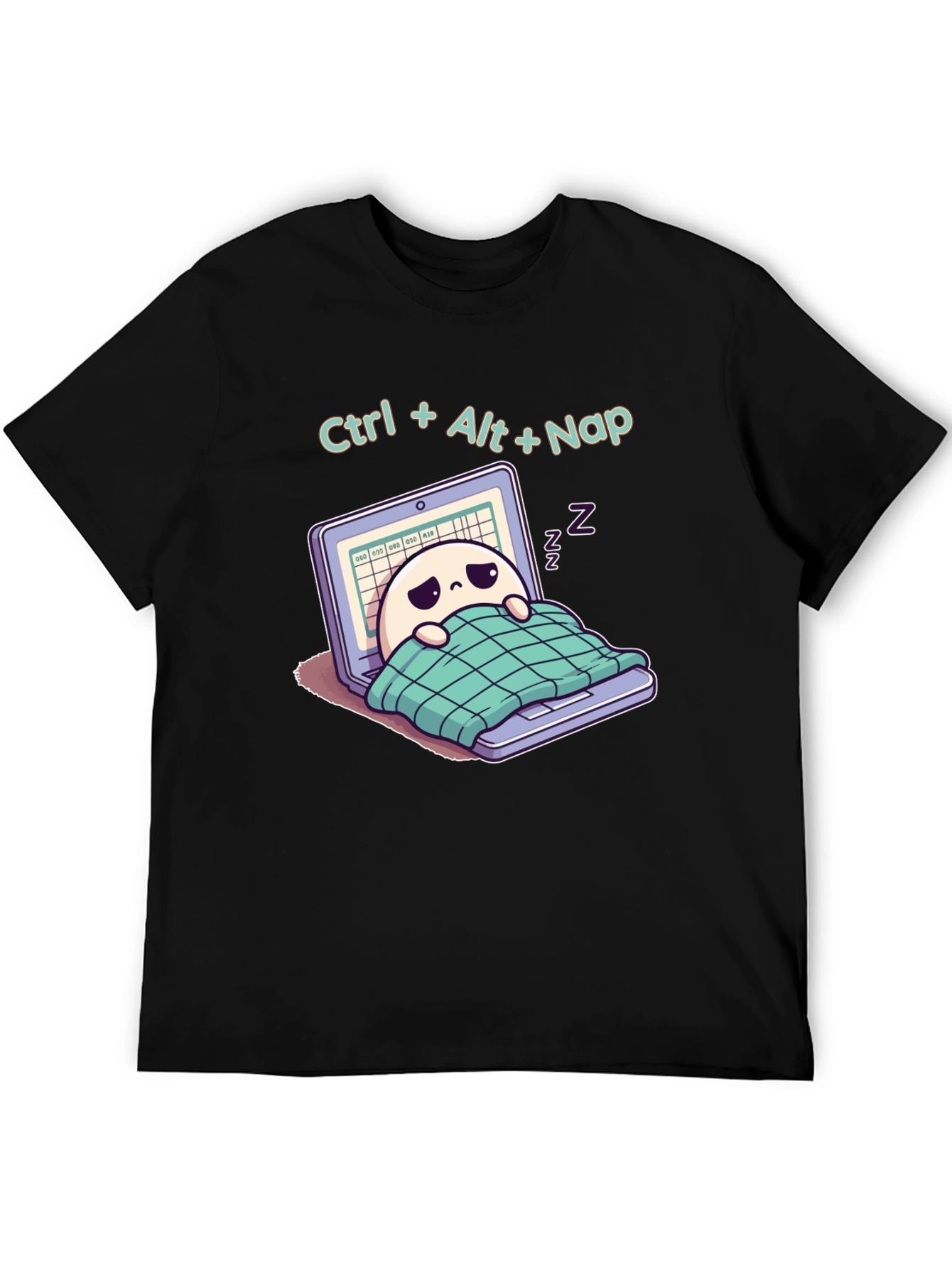 Ctrl+Alt+Nap T-Shirt - Funny Programmer Tee