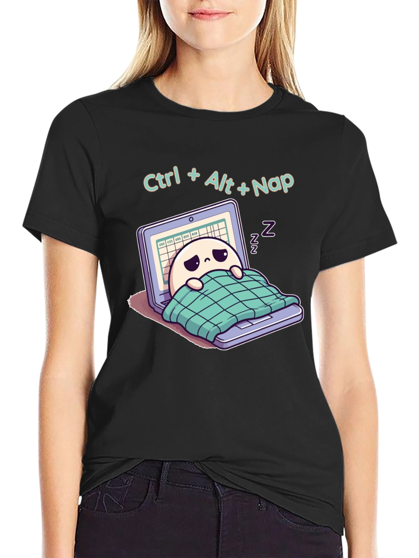 Ctrl+Alt+Nap T-Shirt - Funny Programmer Tee
