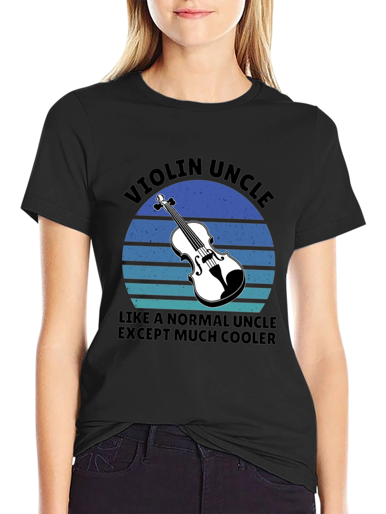 Violin Uncle T-Shirt - Cool Uncle Tee