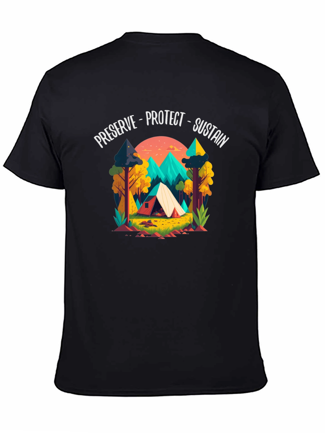 Preserve Protect Sustain Black T-Shirt