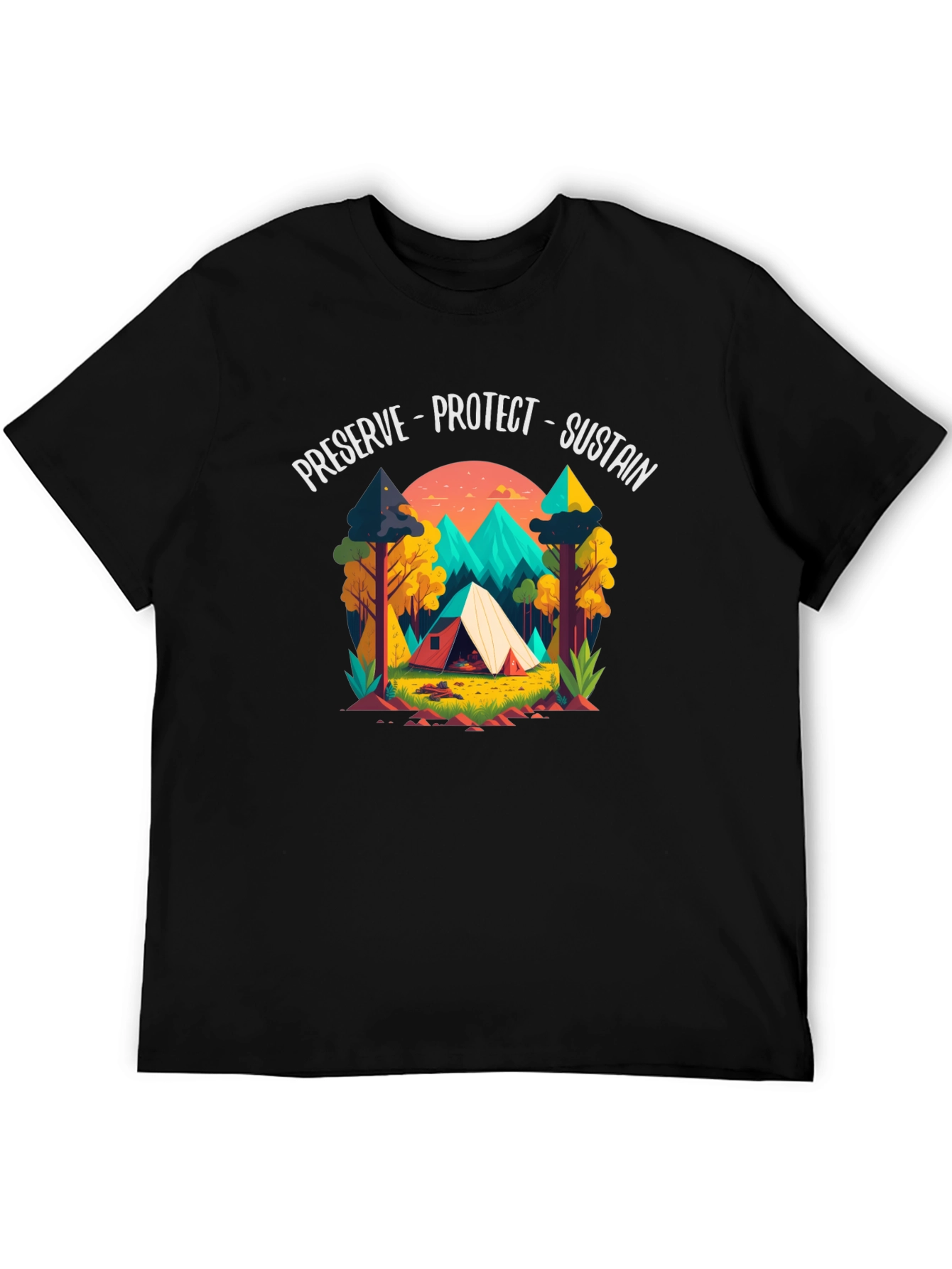 Preserve Protect Sustain Black T-Shirt