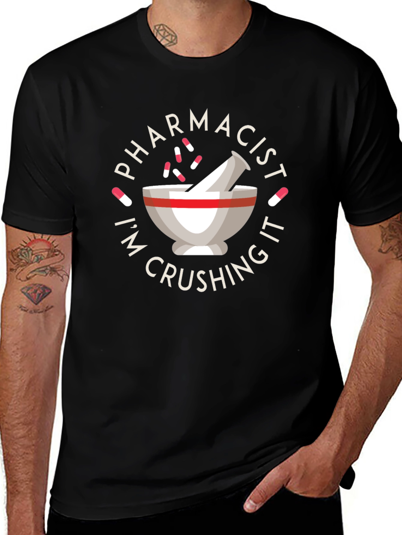 Pharmacist Crushing It T-Shirt - Funny Pharmacy Tee