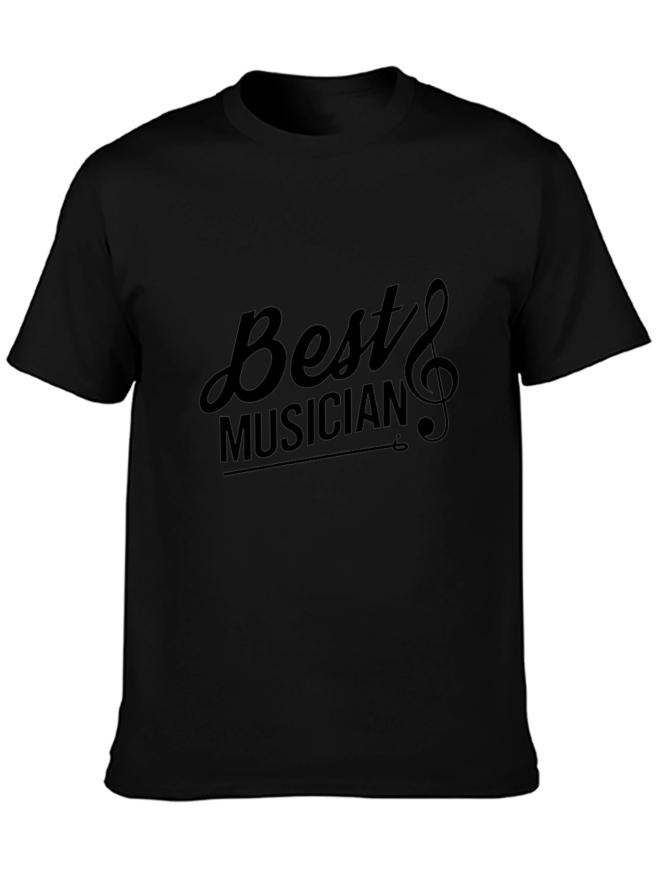 Best Musician T-Shirt - Black Graphic Tee