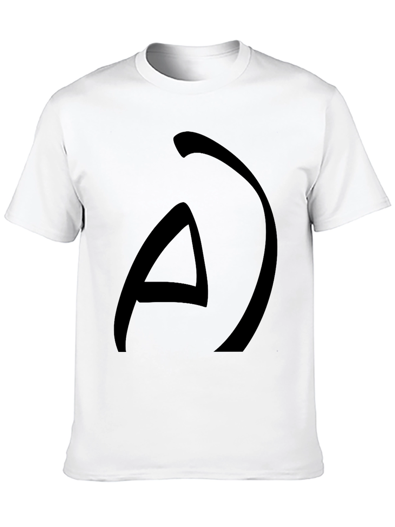 Abstract Graphic Black T-Shirt