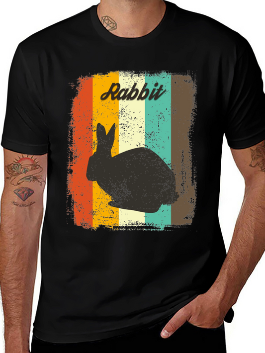 Vintage Rabbit T-Shirt - Retro Style Animal Tee