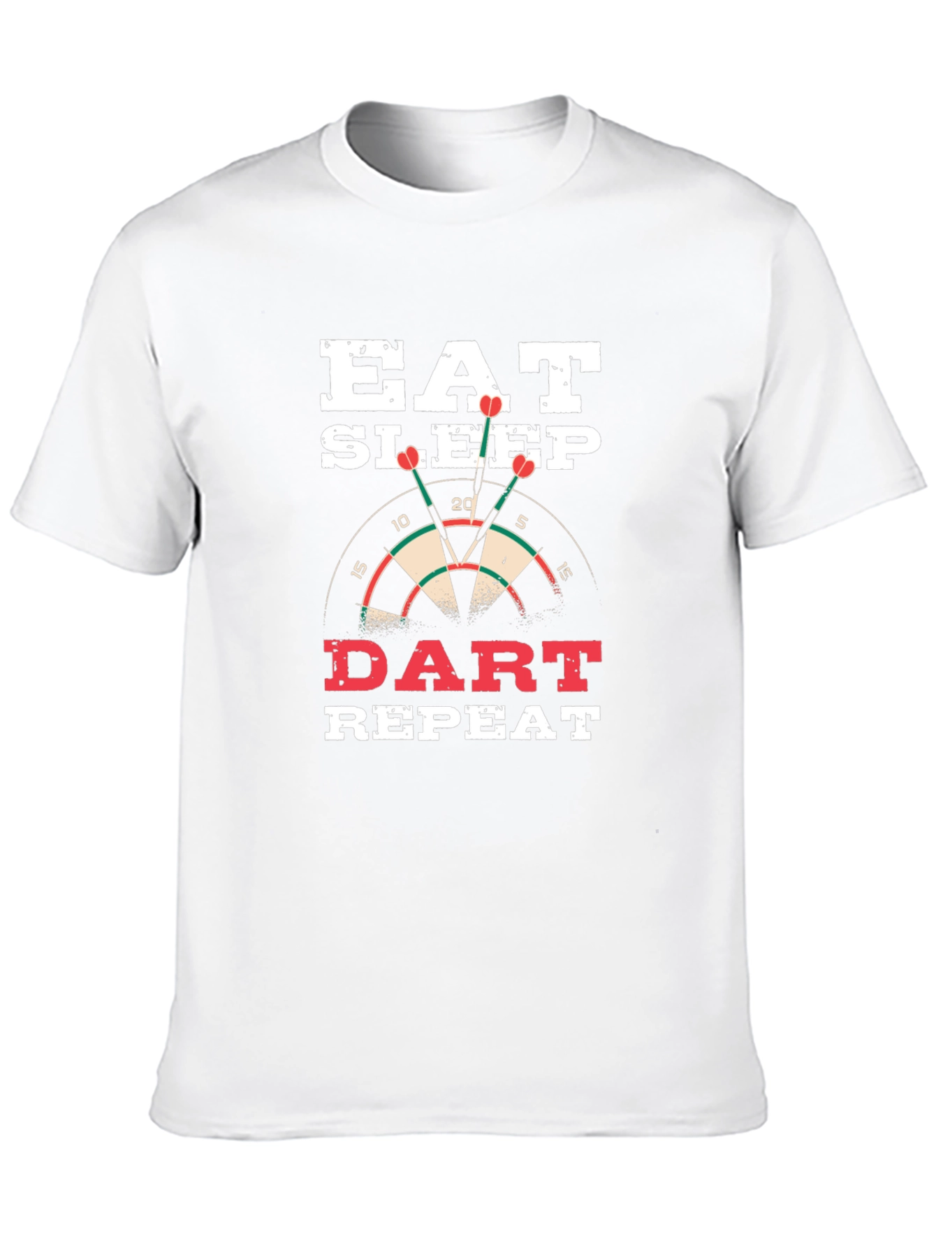 Eat Sleep Dart Repeat Black T-Shirt