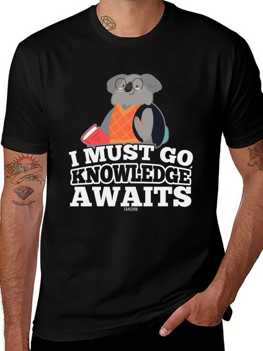 Knowledge Awaits Koala T-Shirt