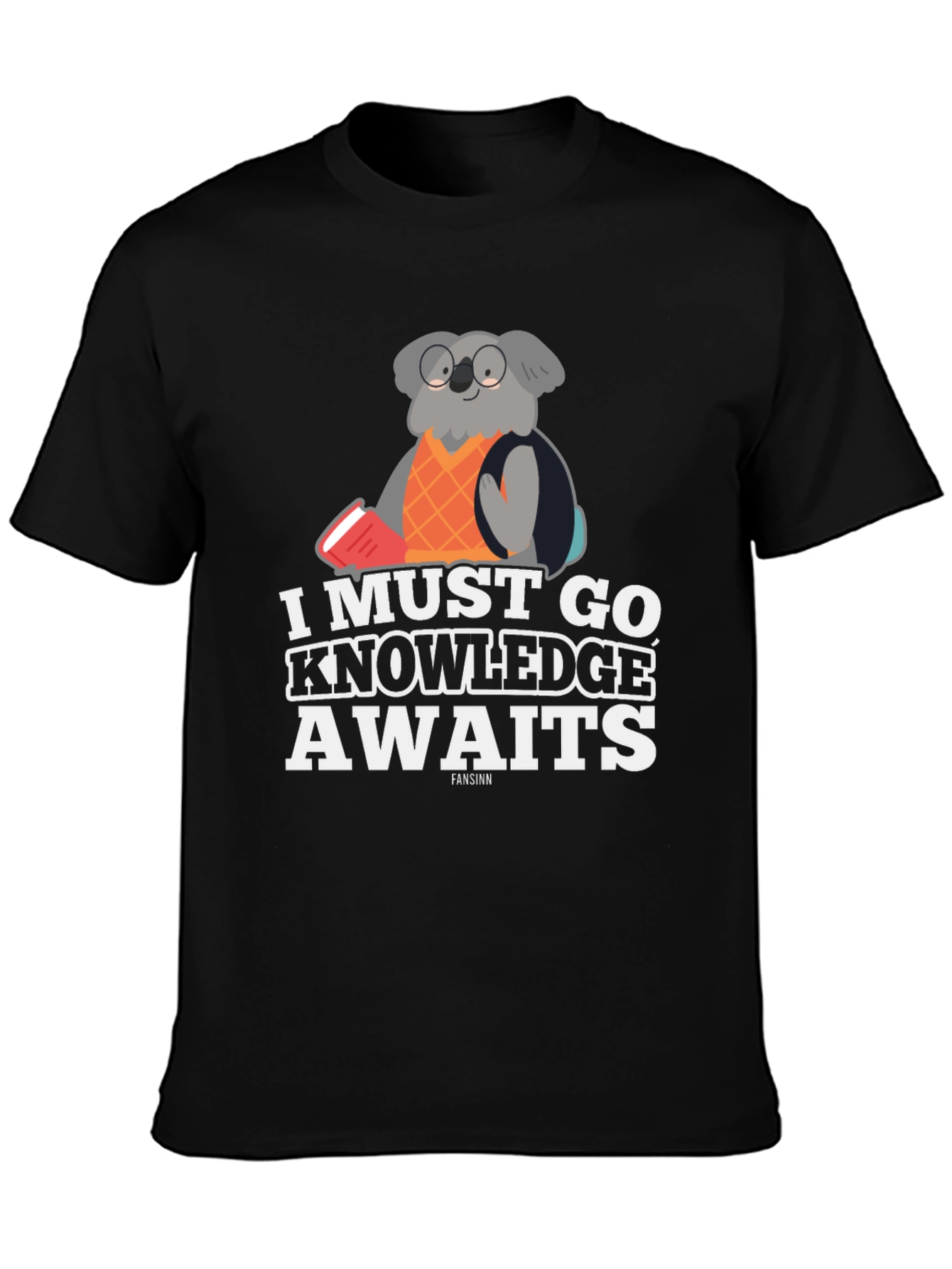 Knowledge Awaits Koala T-Shirt