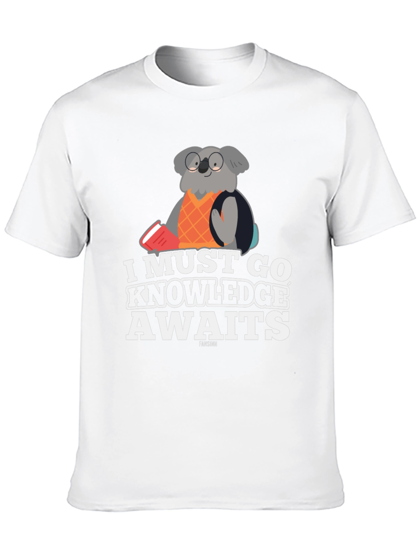 Knowledge Awaits Koala T-Shirt