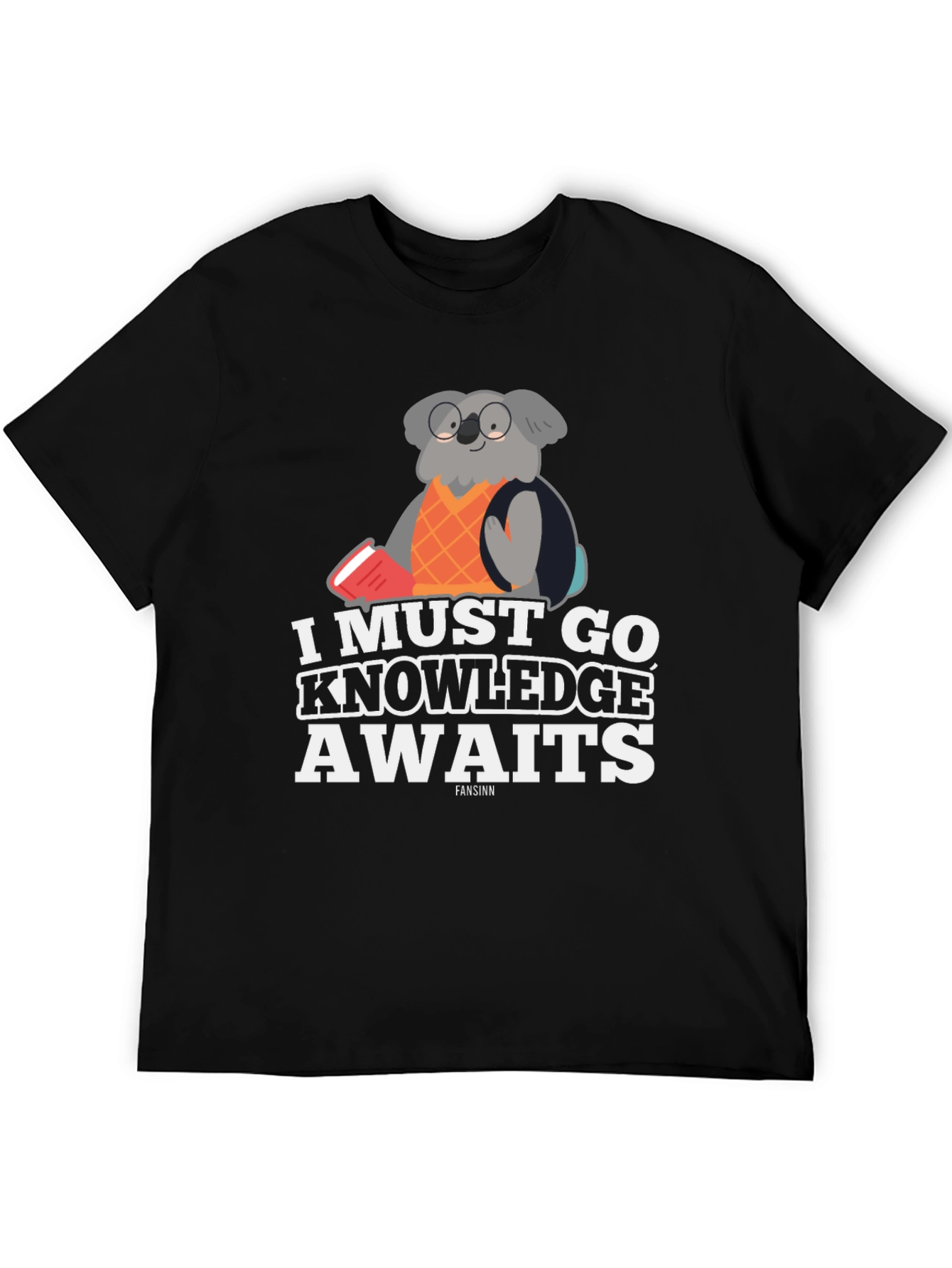 Knowledge Awaits Koala T-Shirt