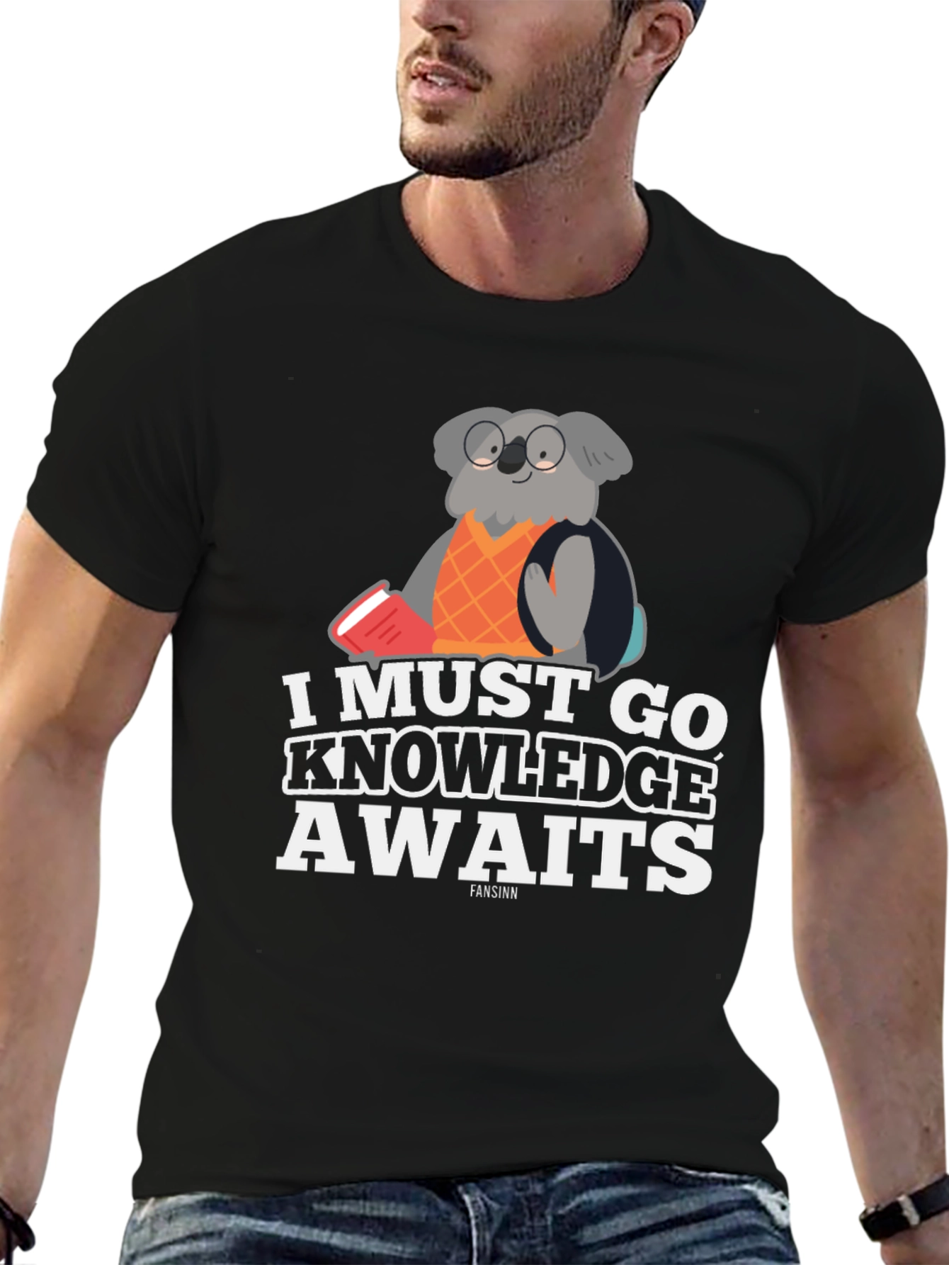 Knowledge Awaits Koala T-Shirt