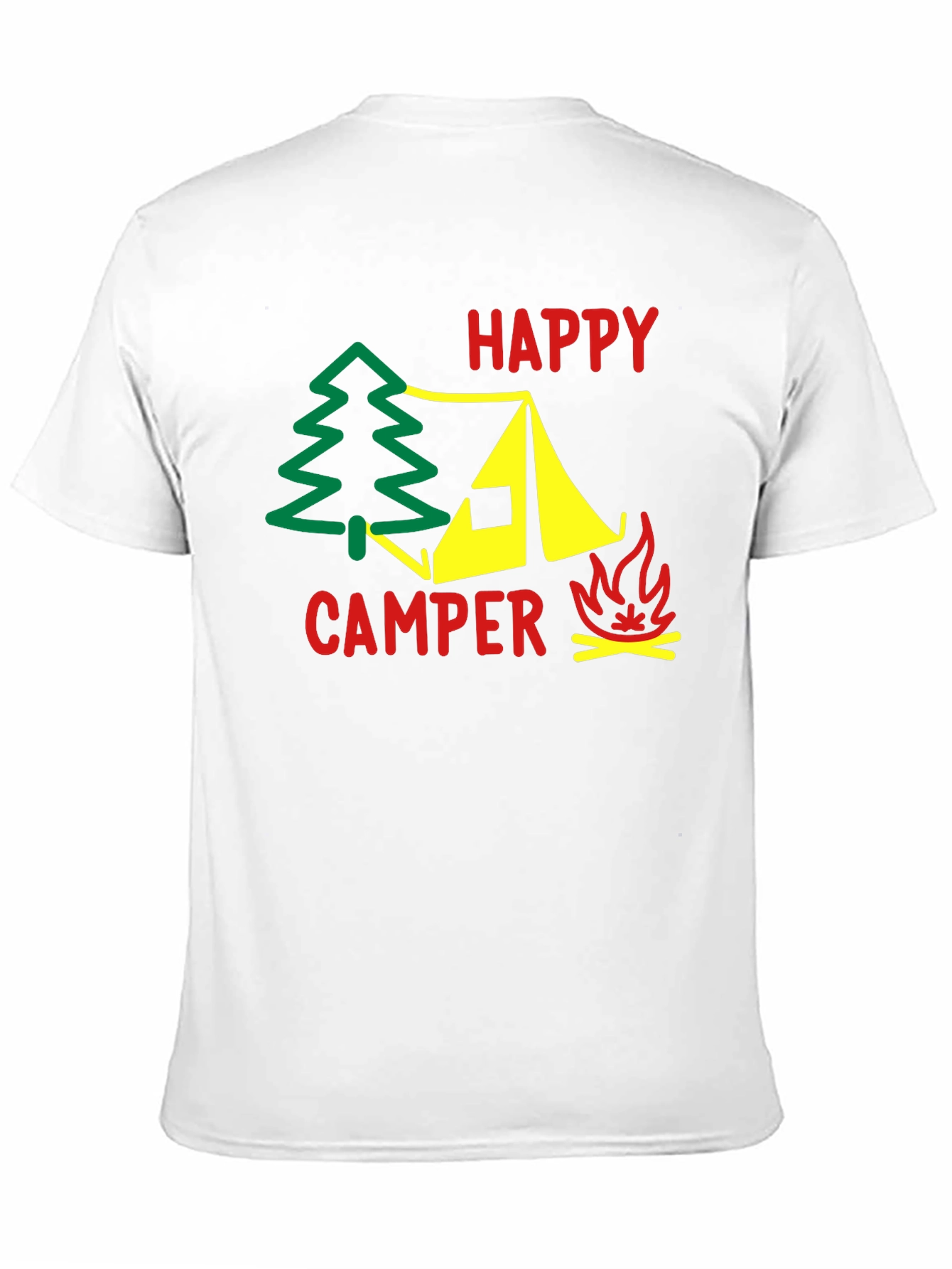 Happy Camper T-Shirt - Outdoor Adventure Tee