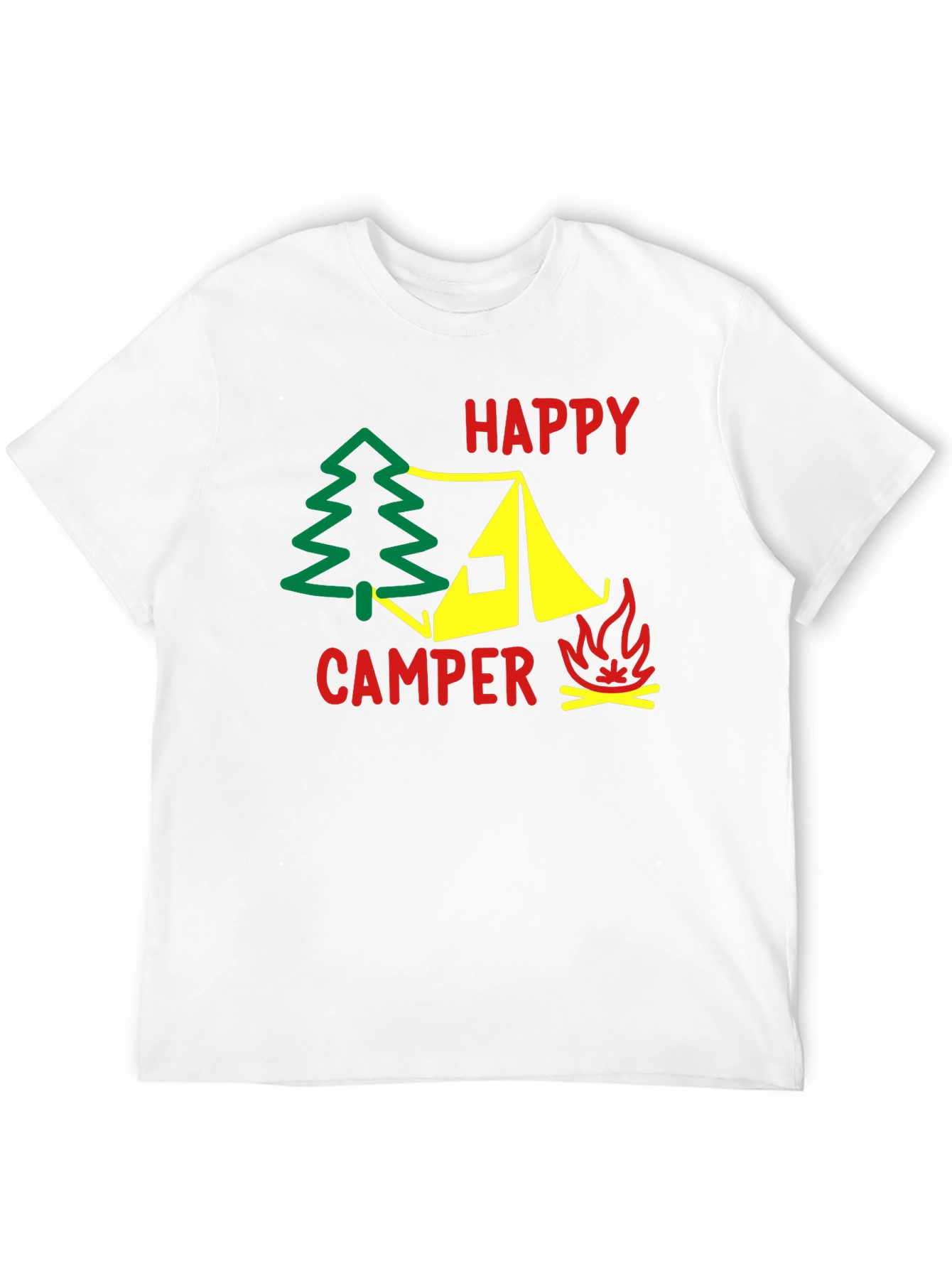 Happy Camper T-Shirt - Outdoor Adventure Tee