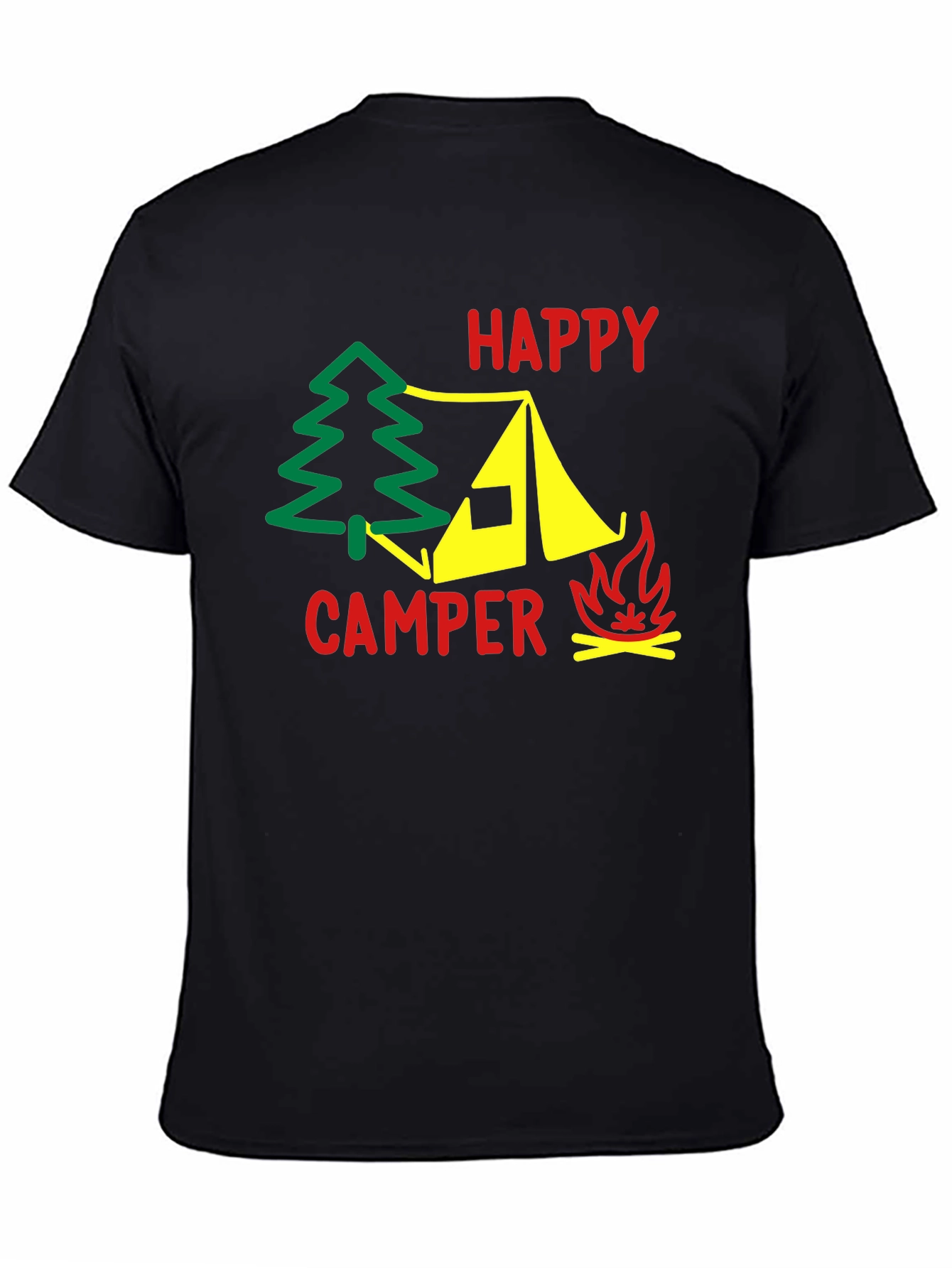 Happy Camper T-Shirt - Outdoor Adventure Tee