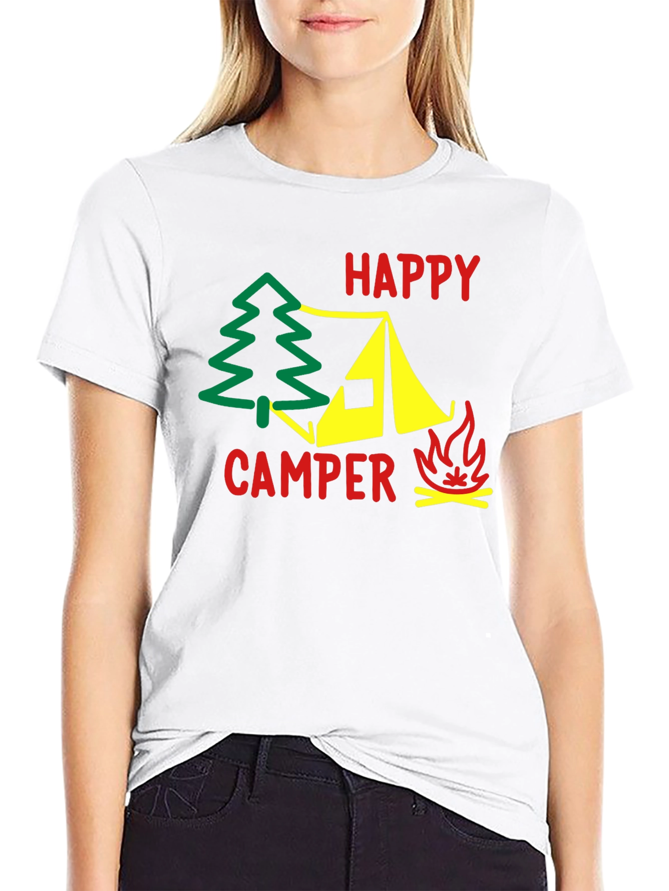 Happy Camper T-Shirt - Outdoor Adventure Tee
