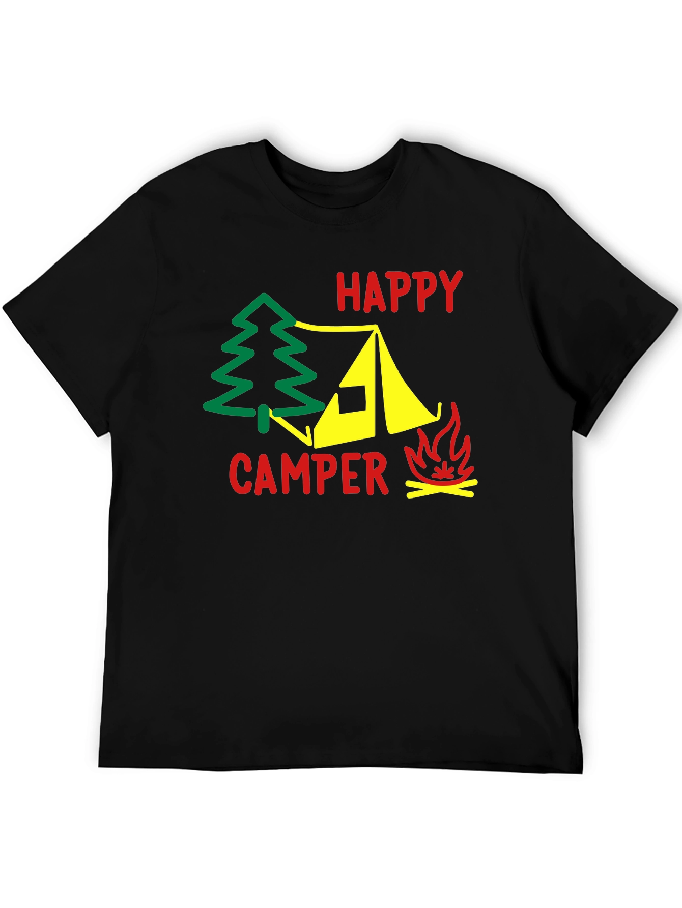 Happy Camper T-Shirt - Outdoor Adventure Tee