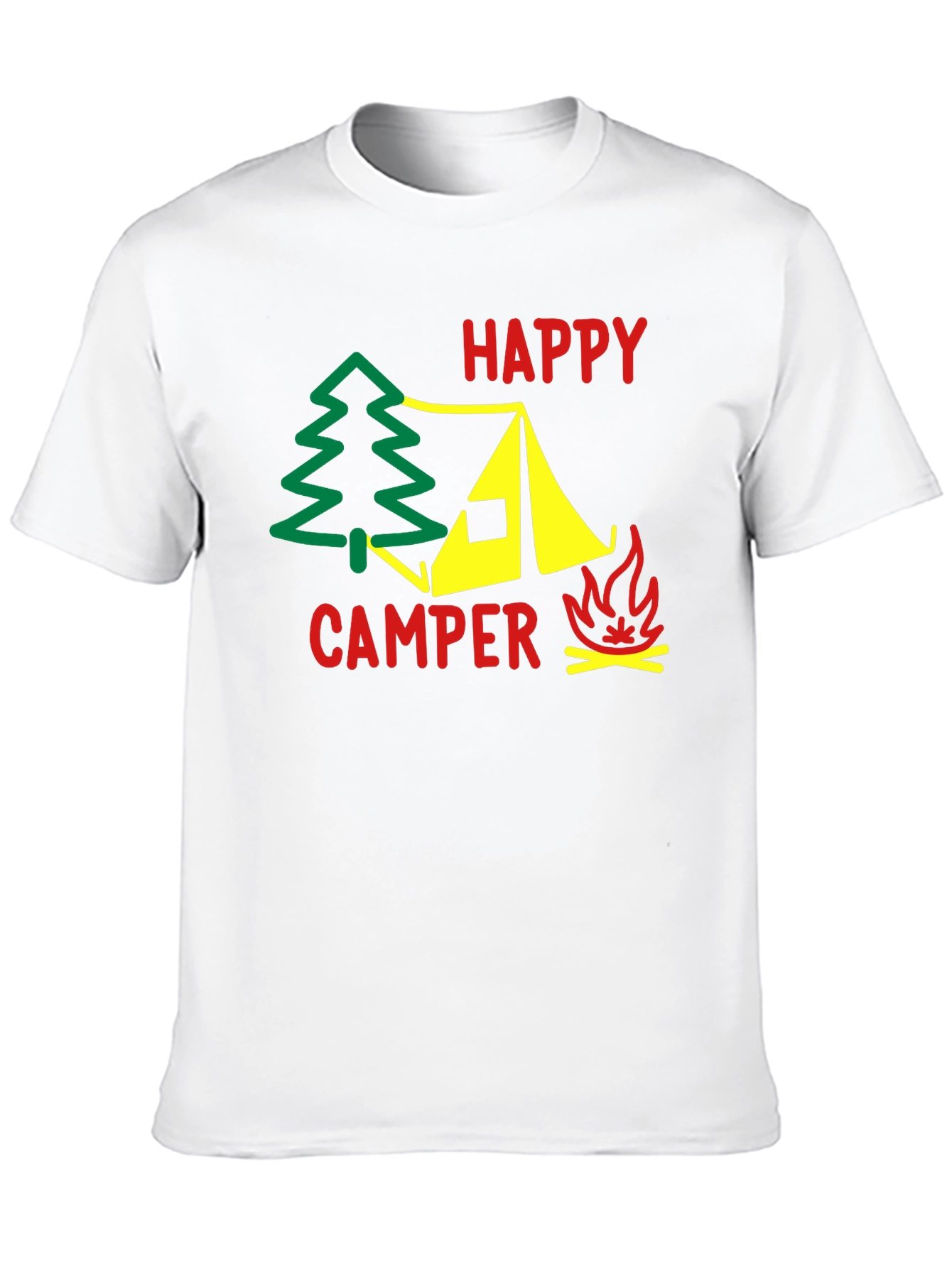 Happy Camper T-Shirt - Outdoor Adventure Tee