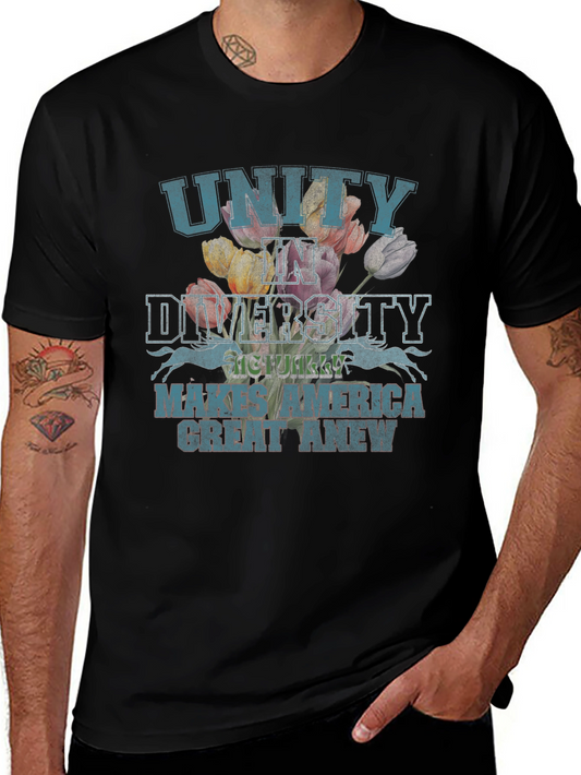 Unity in Diversity Graphic T-Shirt