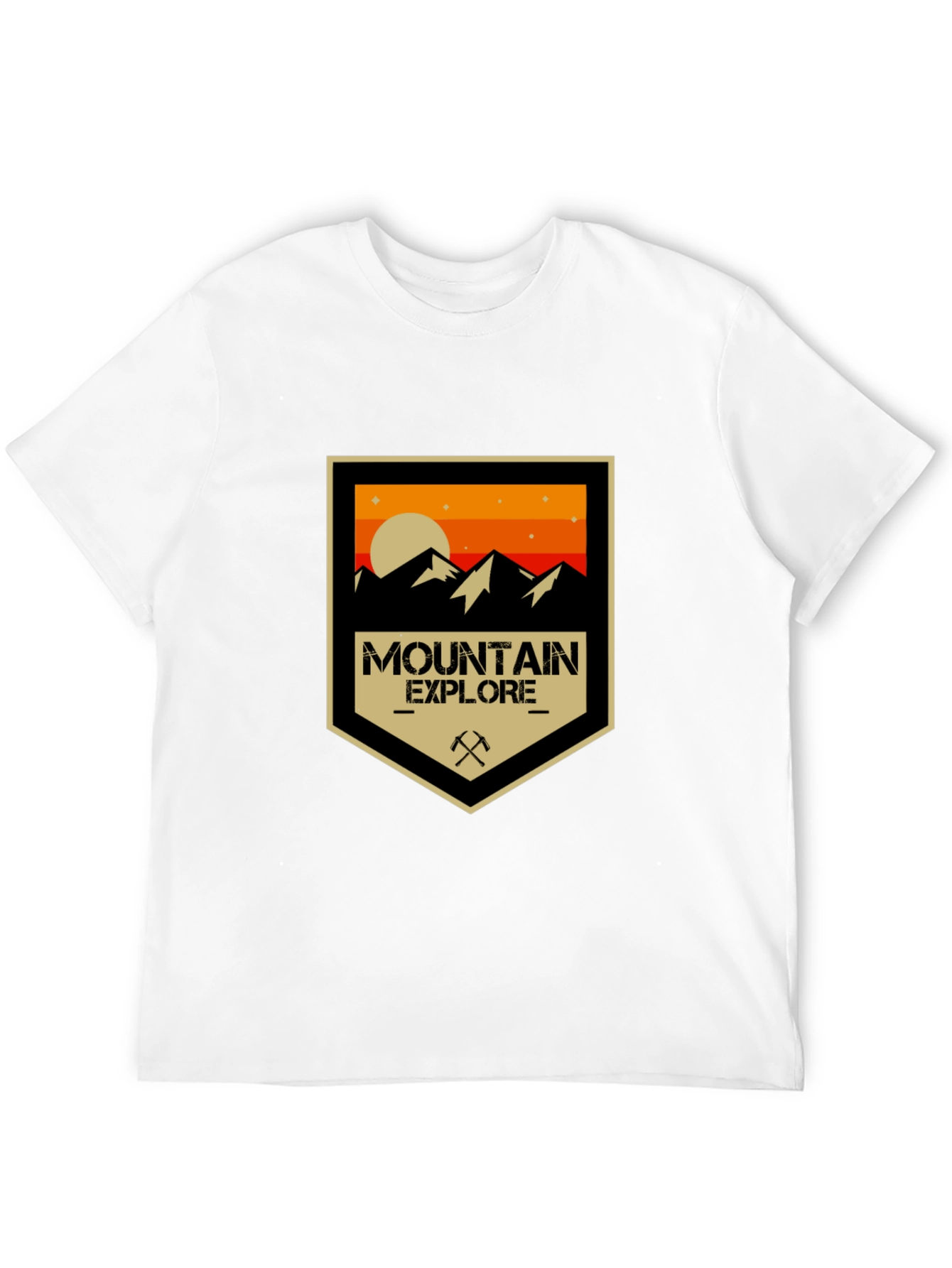 Mountain Explore Black T-Shirt
