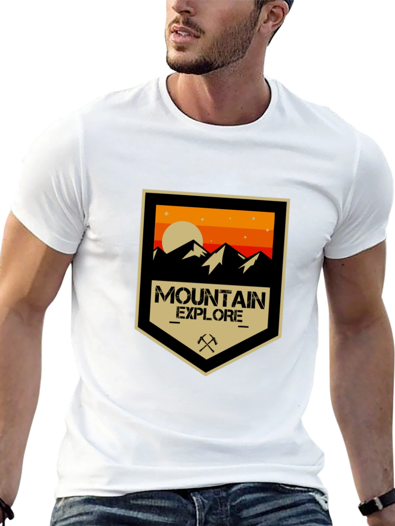 Mountain Explore Black T-Shirt