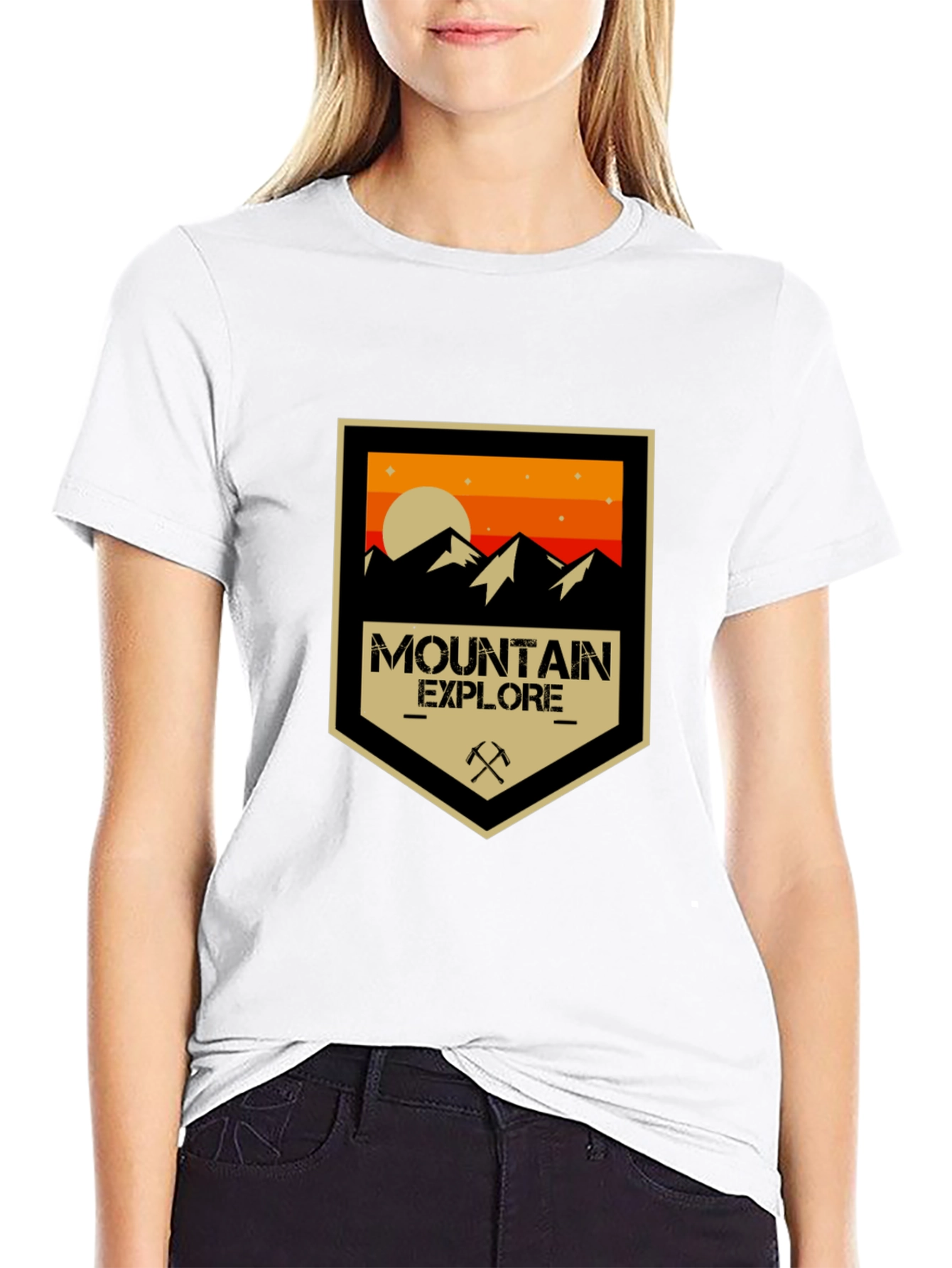 Mountain Explore Black T-Shirt