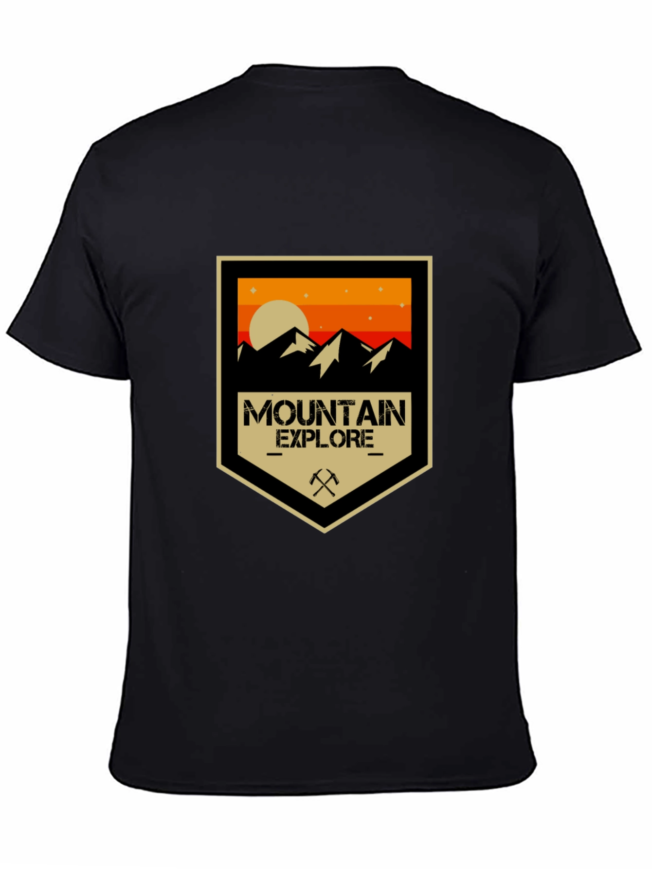 Mountain Explore Black T-Shirt