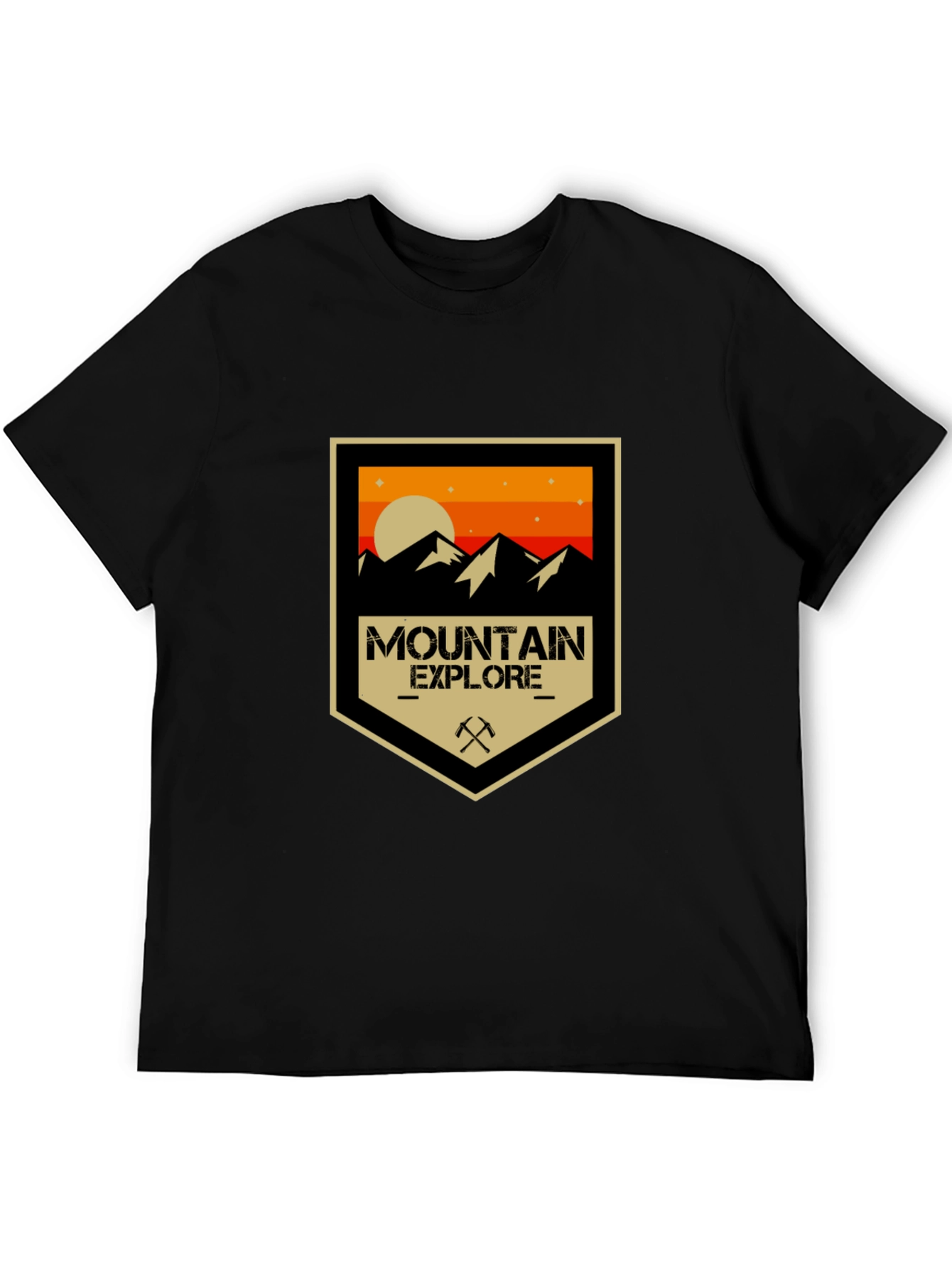 Mountain Explore Black T-Shirt