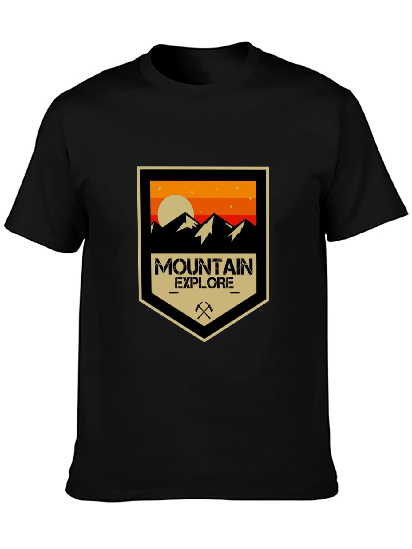 Mountain Explore Black T-Shirt