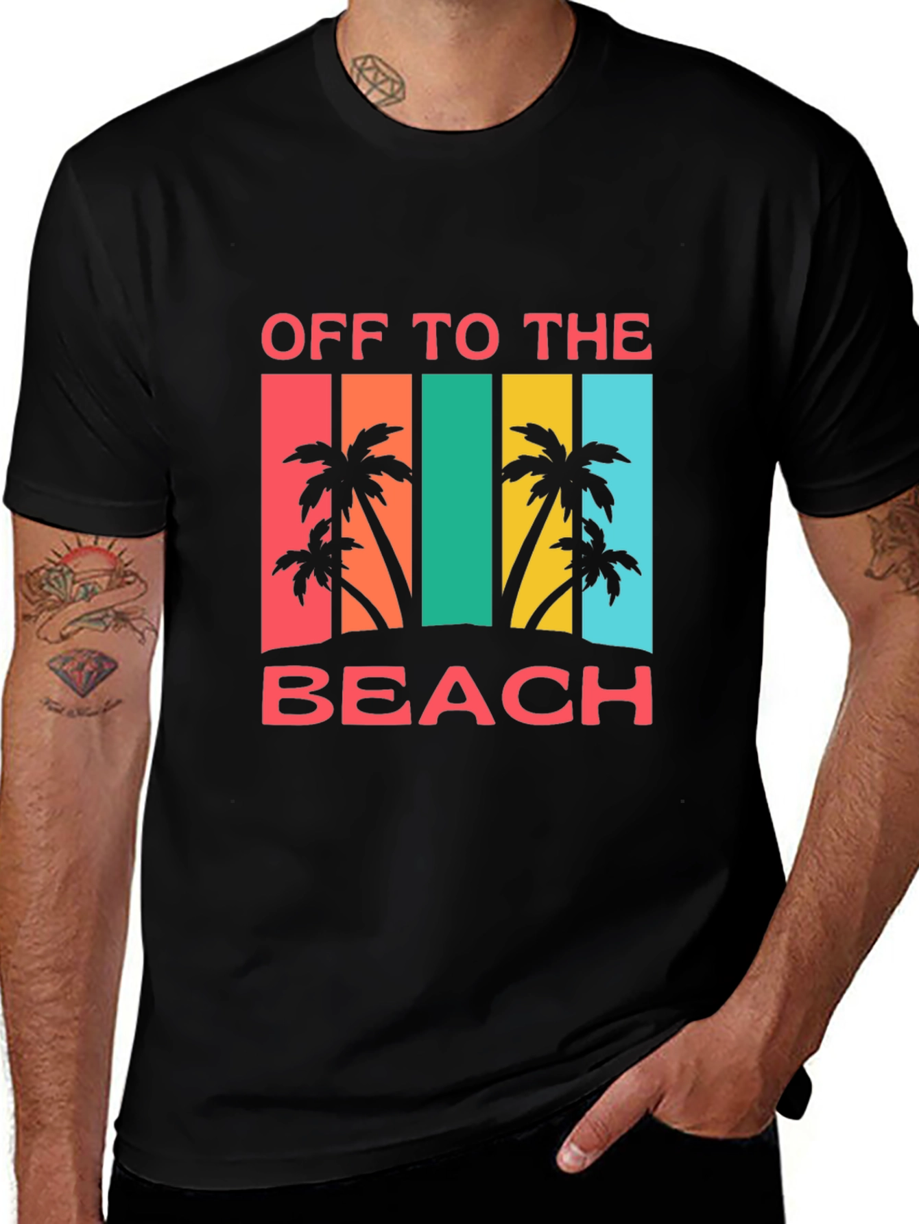 Off to the Beach Retro T-Shirt