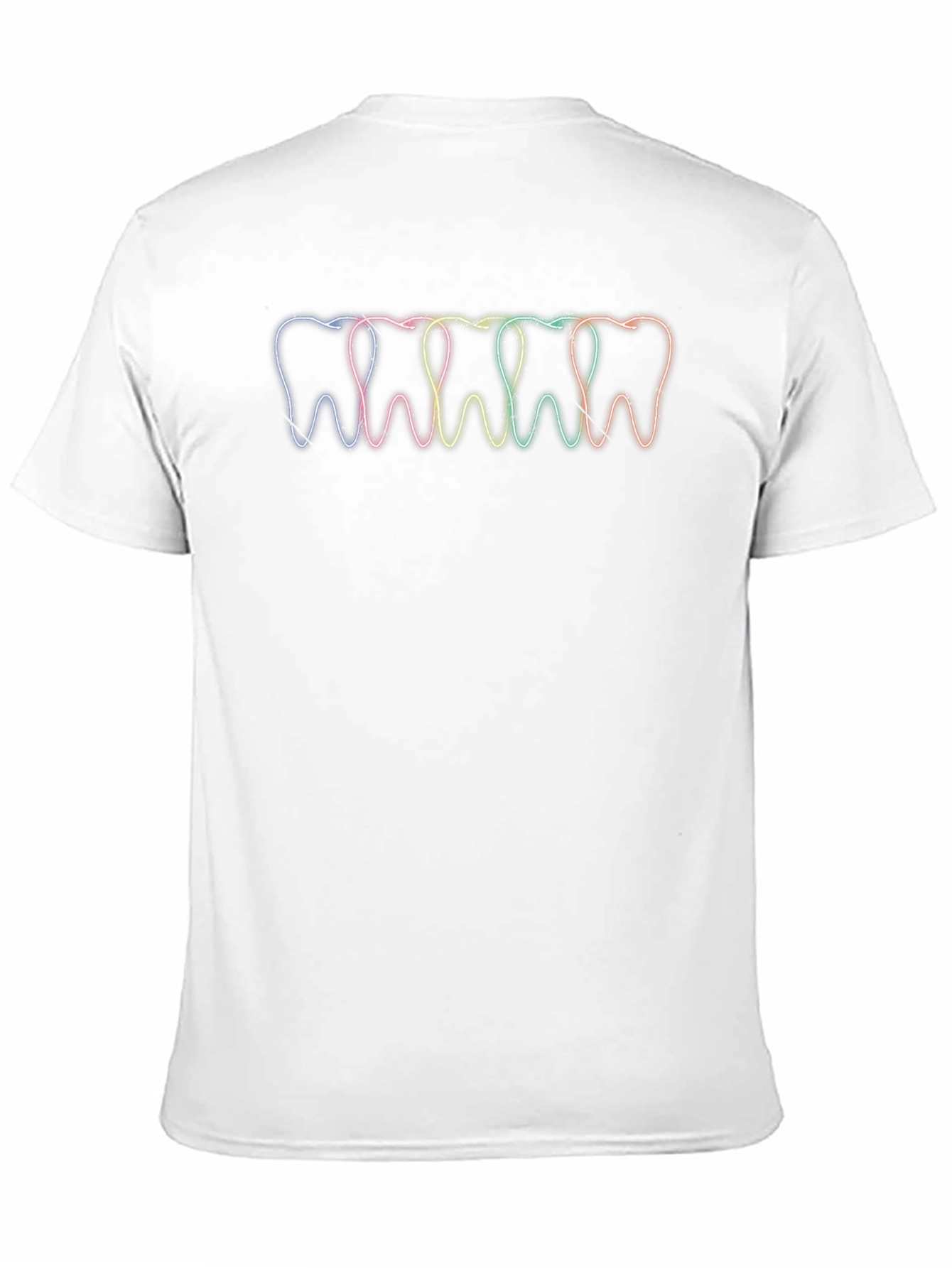 Dental Rainbow Teeth T-Shirt - Stylish Dentist Tee