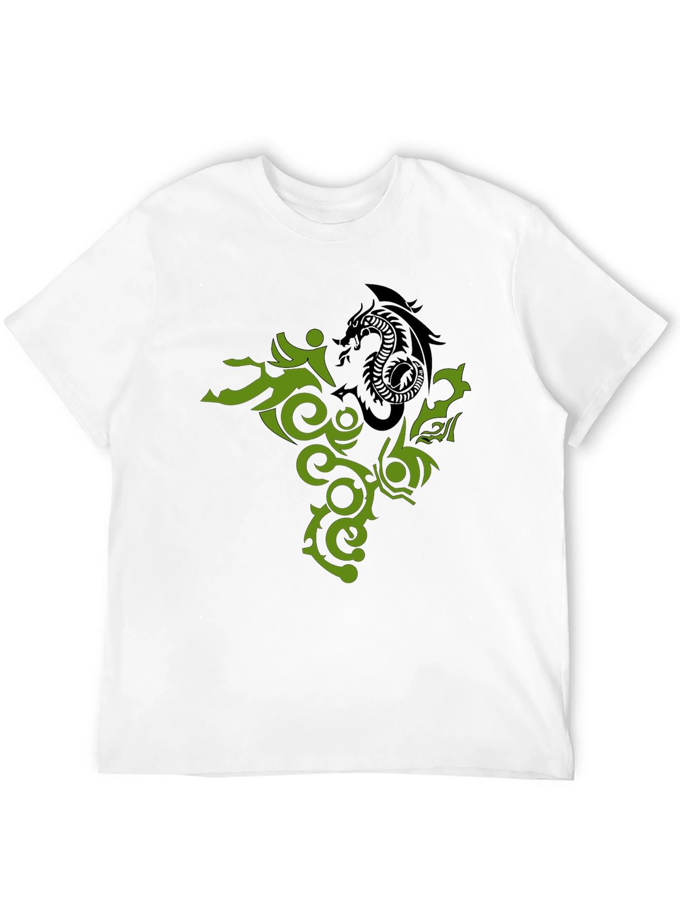 Dragon Tattoo Graphic Black T-Shirt