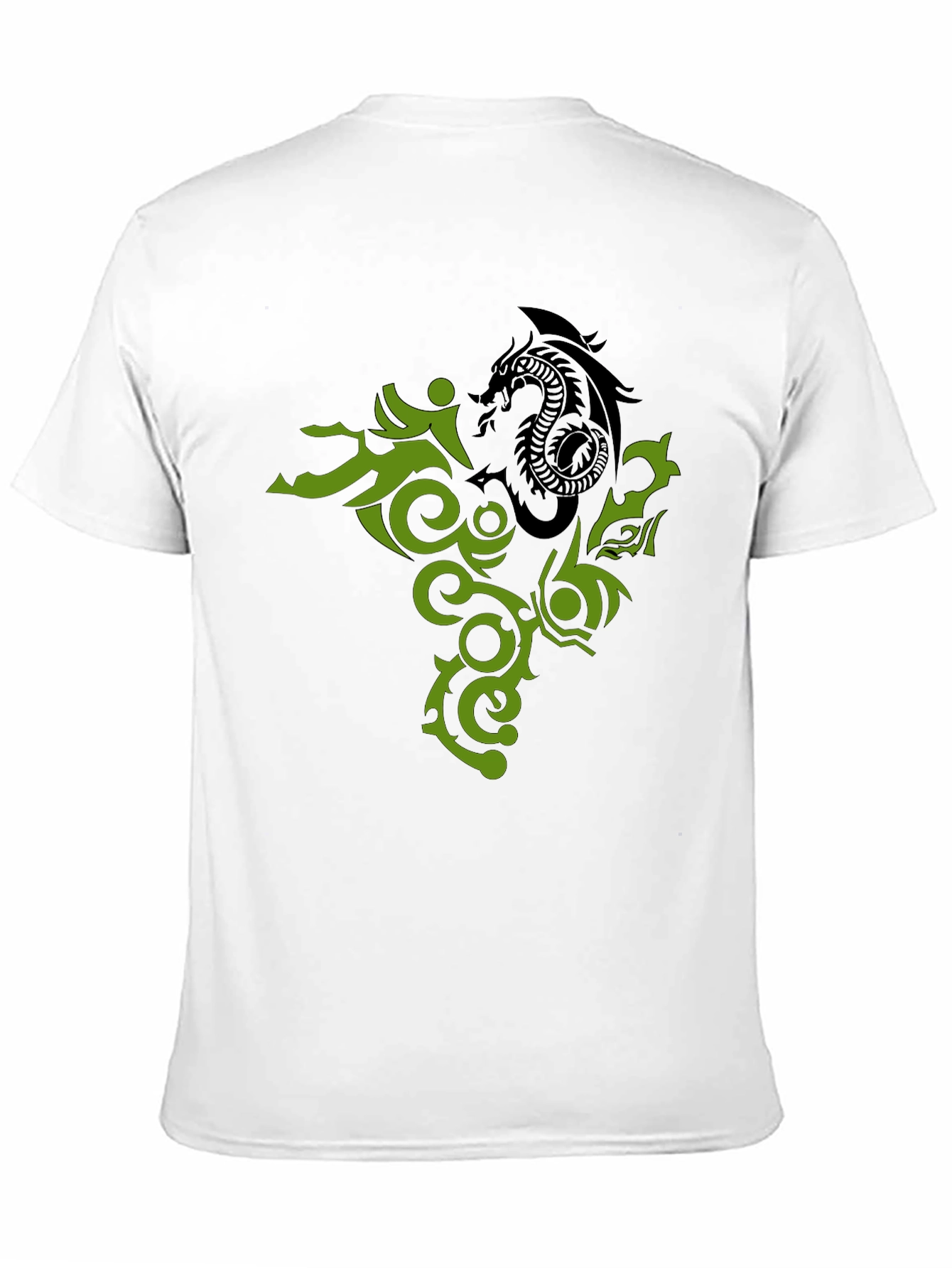 Dragon Tattoo Graphic Black T-Shirt