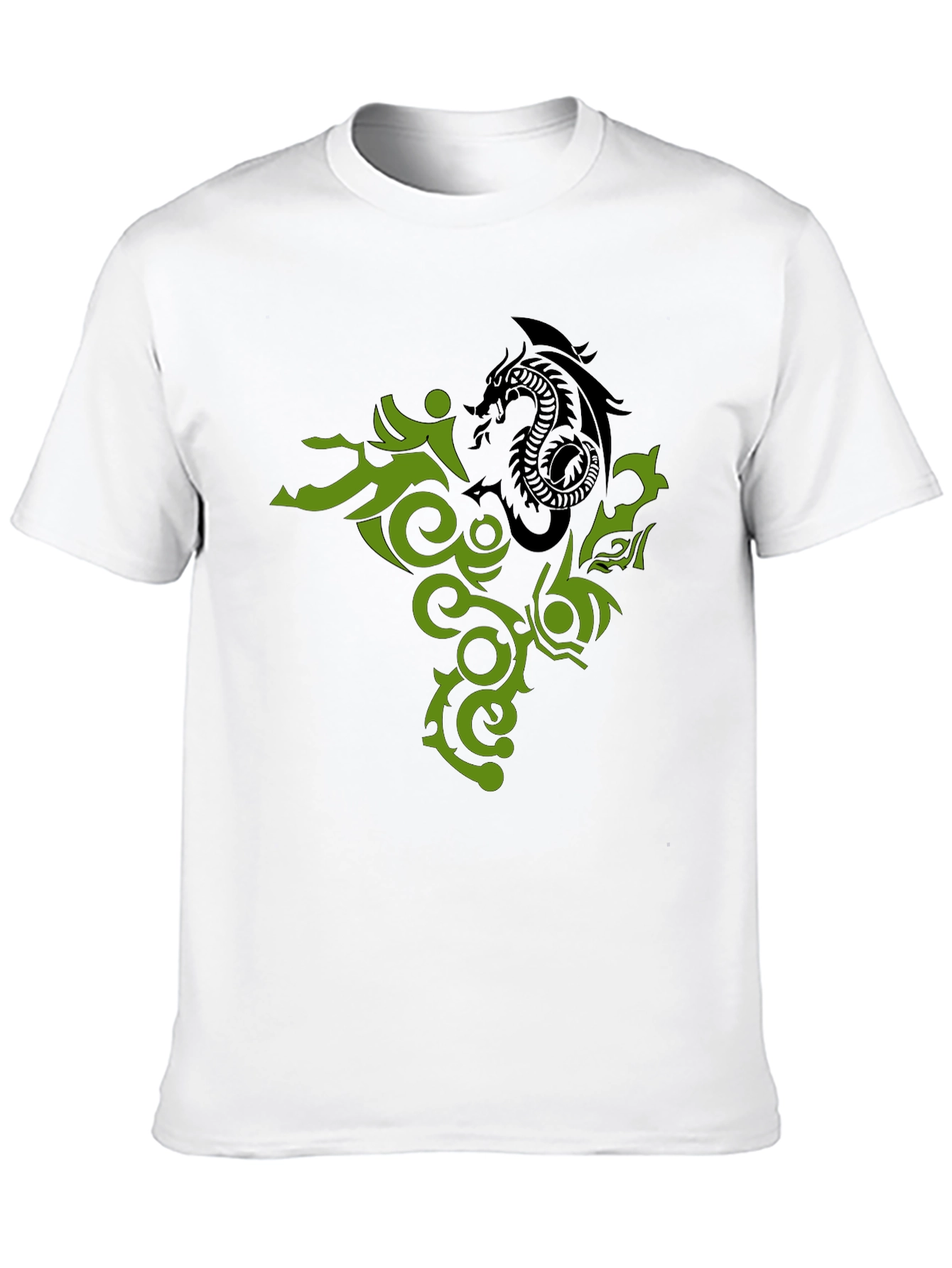 Dragon Tattoo Graphic Black T-Shirt
