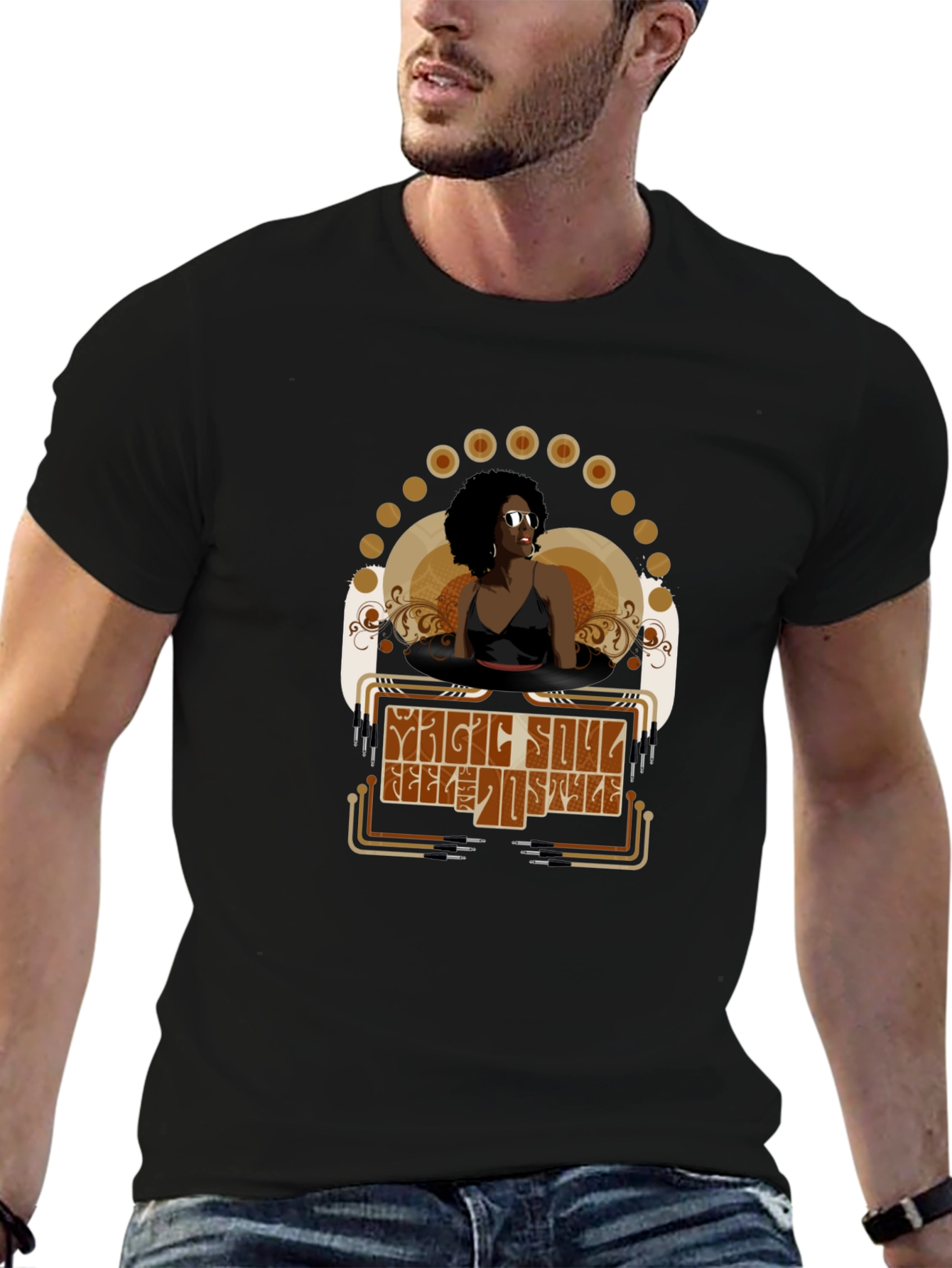 Retro Magic Soul Style Graphic T-Shirt