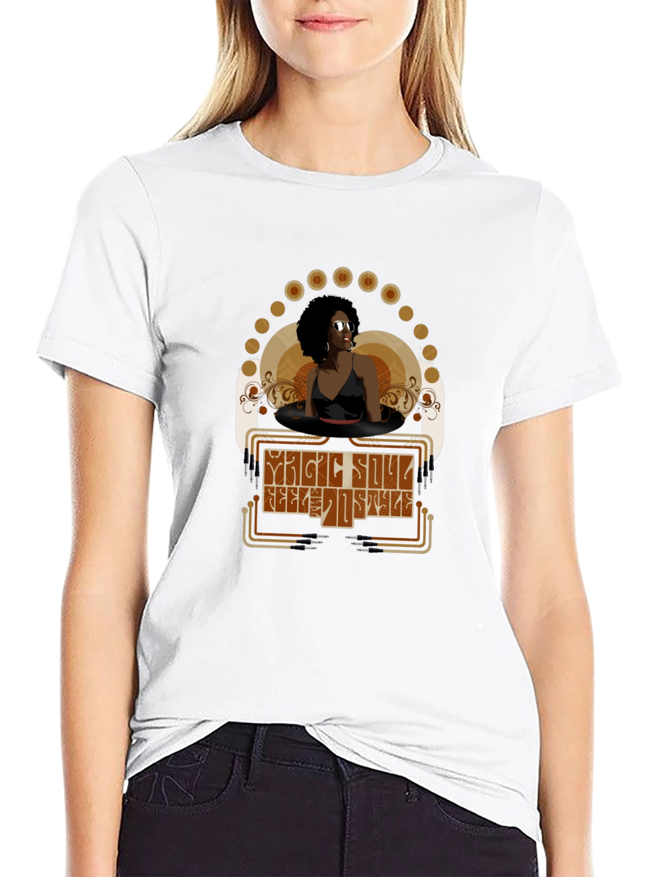 Retro Magic Soul Style Graphic T-Shirt