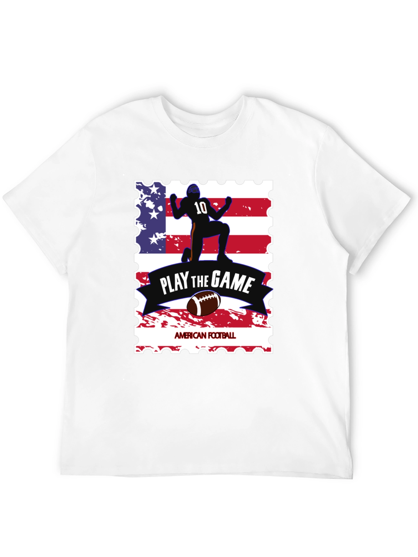 Patriotic Football T-Shirt - Play the Game