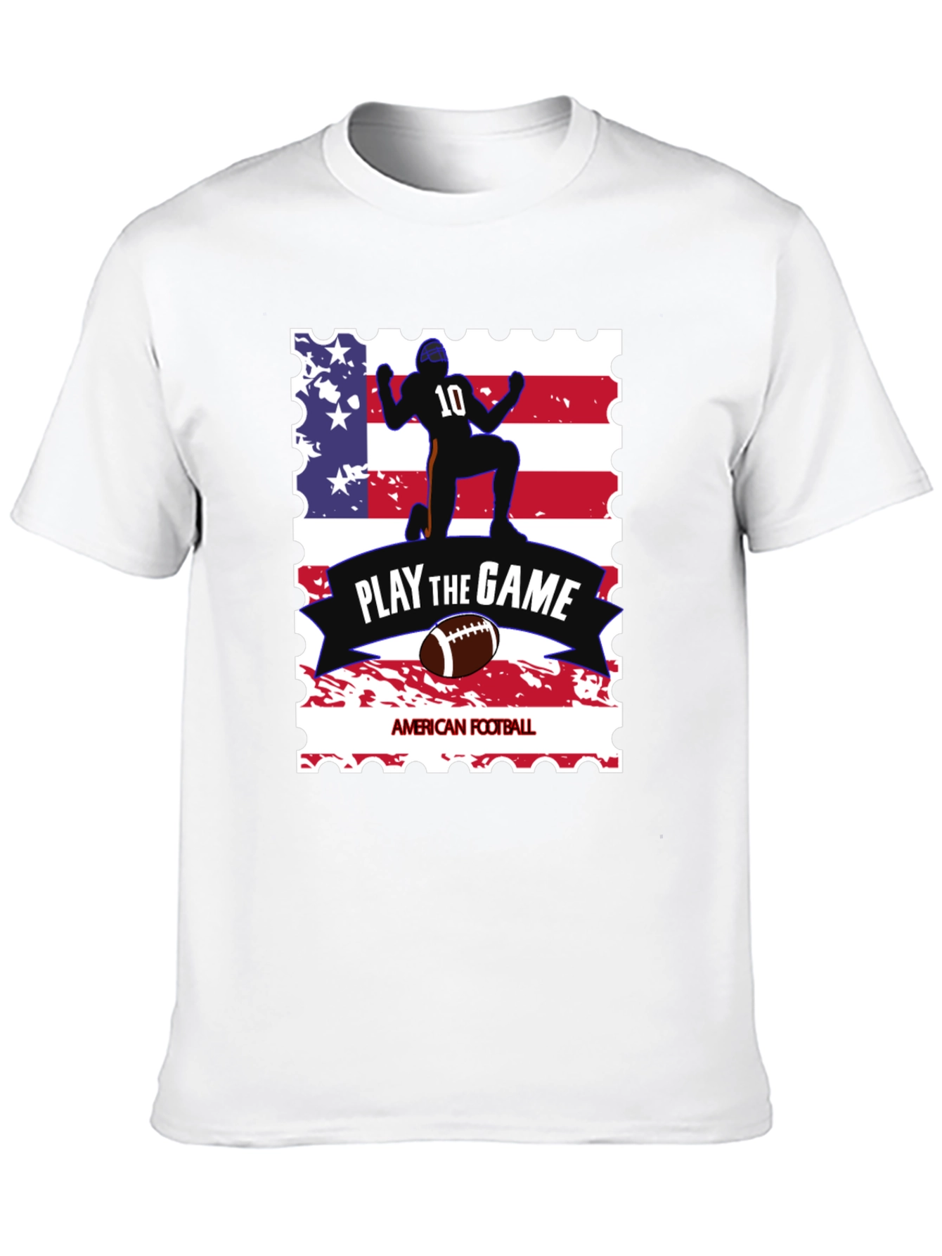 Patriotic Football T-Shirt - Play the Game