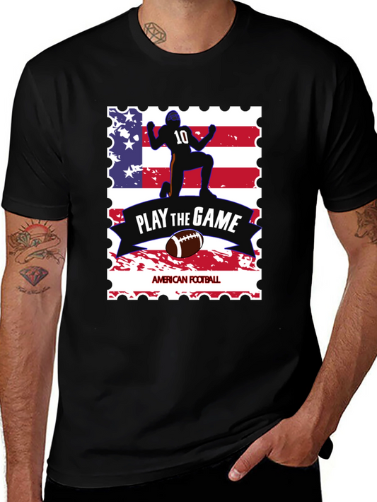 Patriotic Football T-Shirt - Play the Game