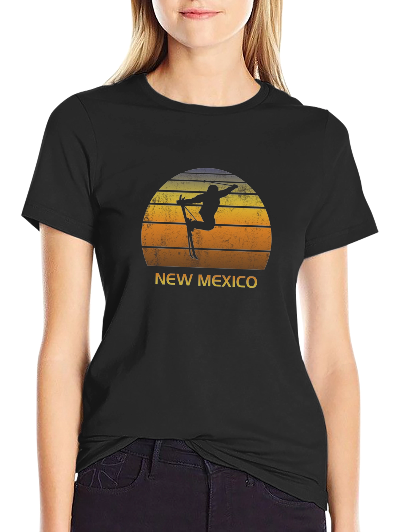 New Mexico Ski Silhouette T-Shirt
