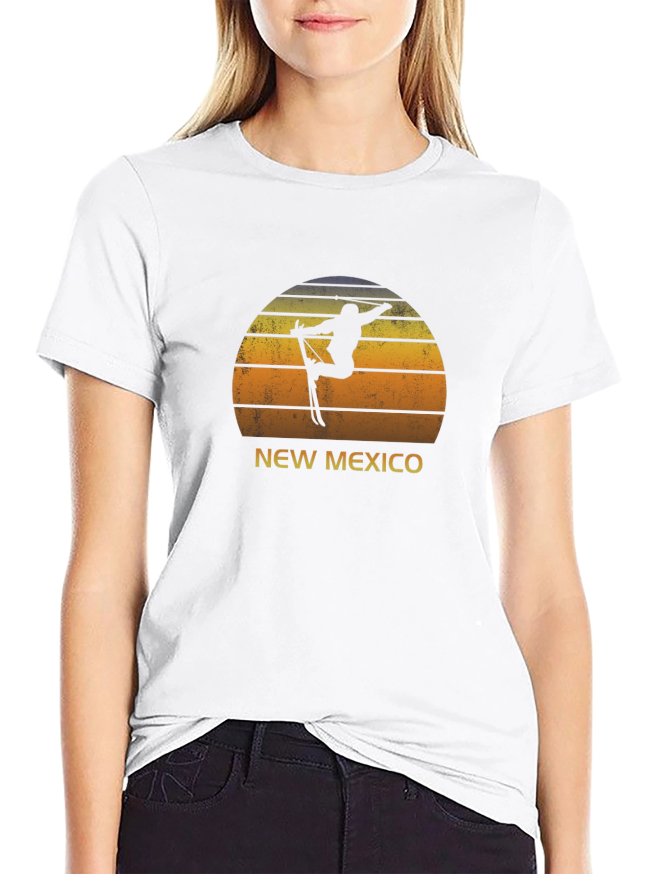 New Mexico Ski Silhouette T-Shirt