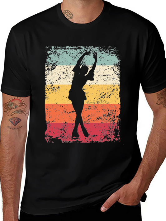 Retro Ice Skater Graphic Tee