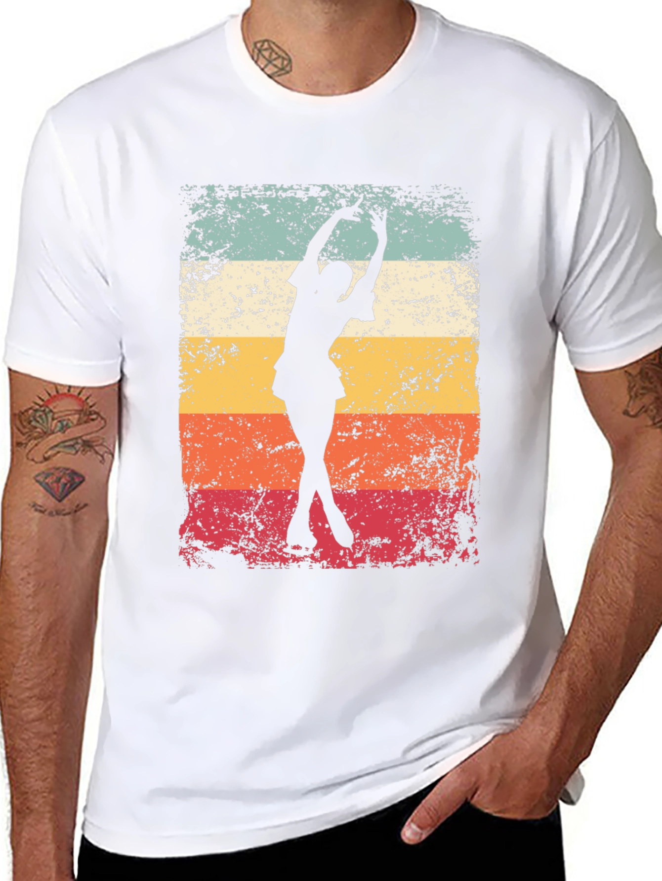 Retro Ice Skater Graphic Tee