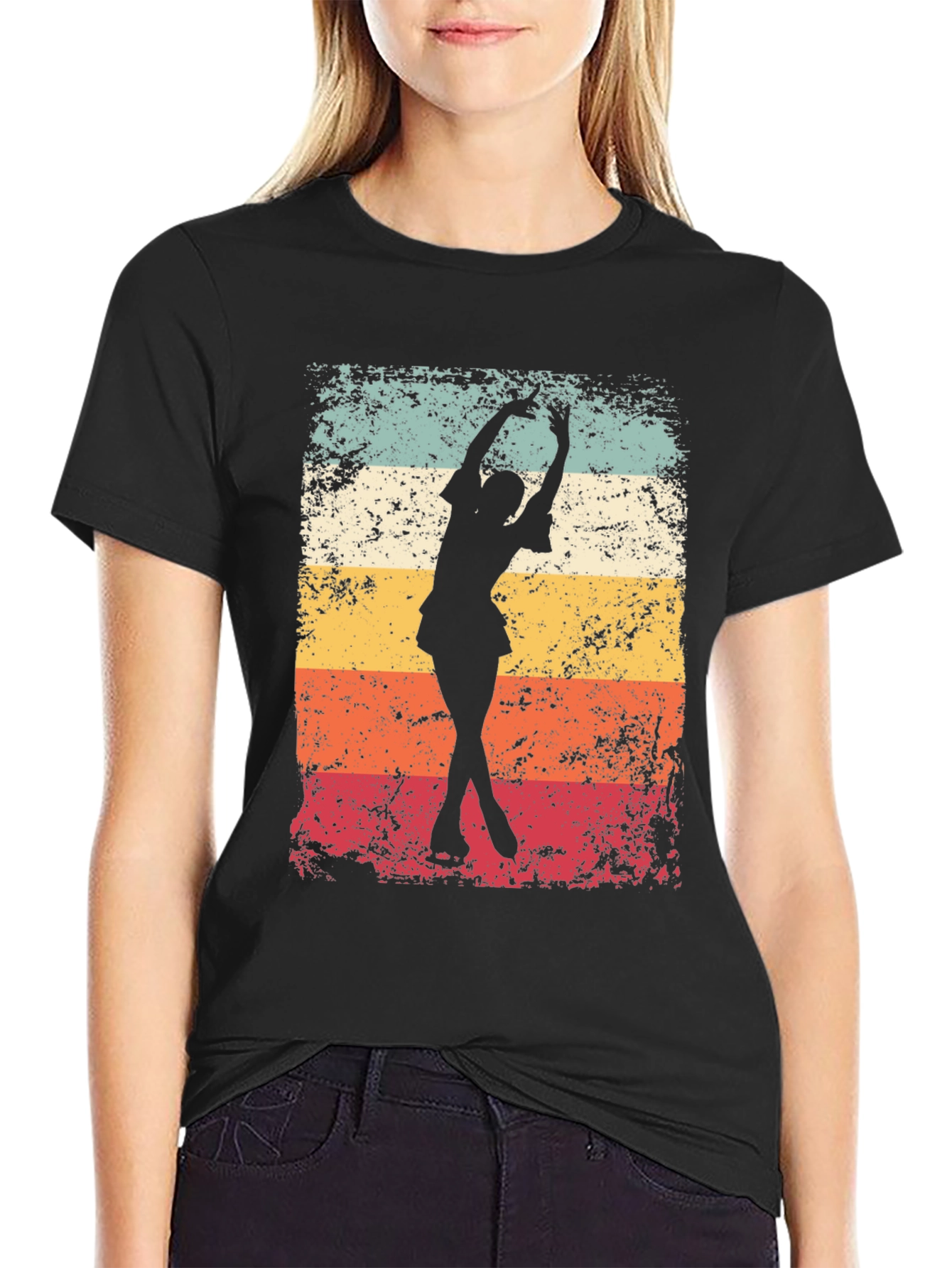 Retro Ice Skater Graphic Tee
