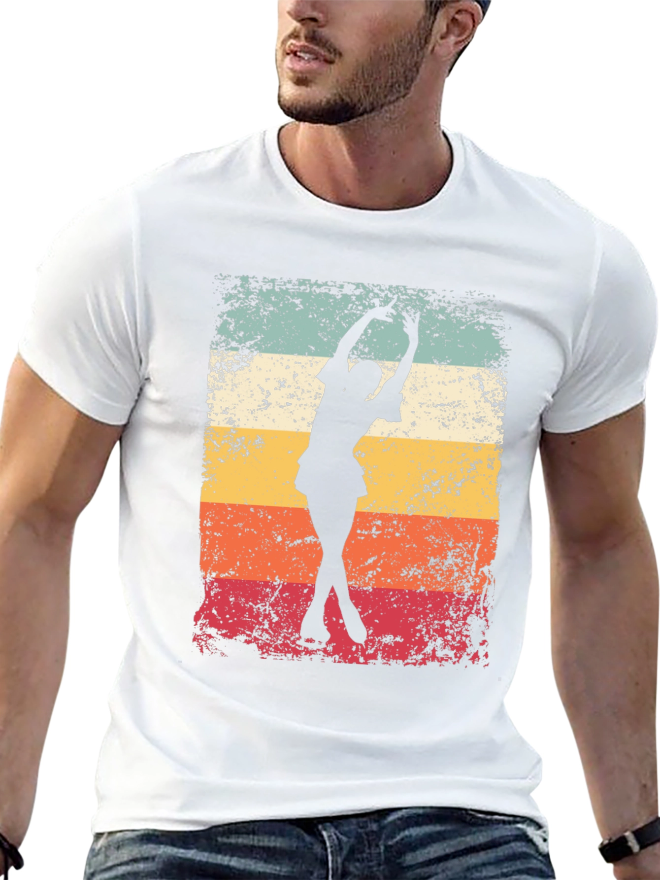 Retro Ice Skater Graphic Tee