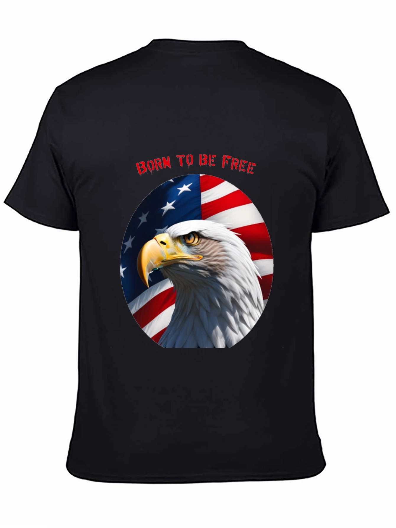 Born to Be Free Eagle Graphic Tee